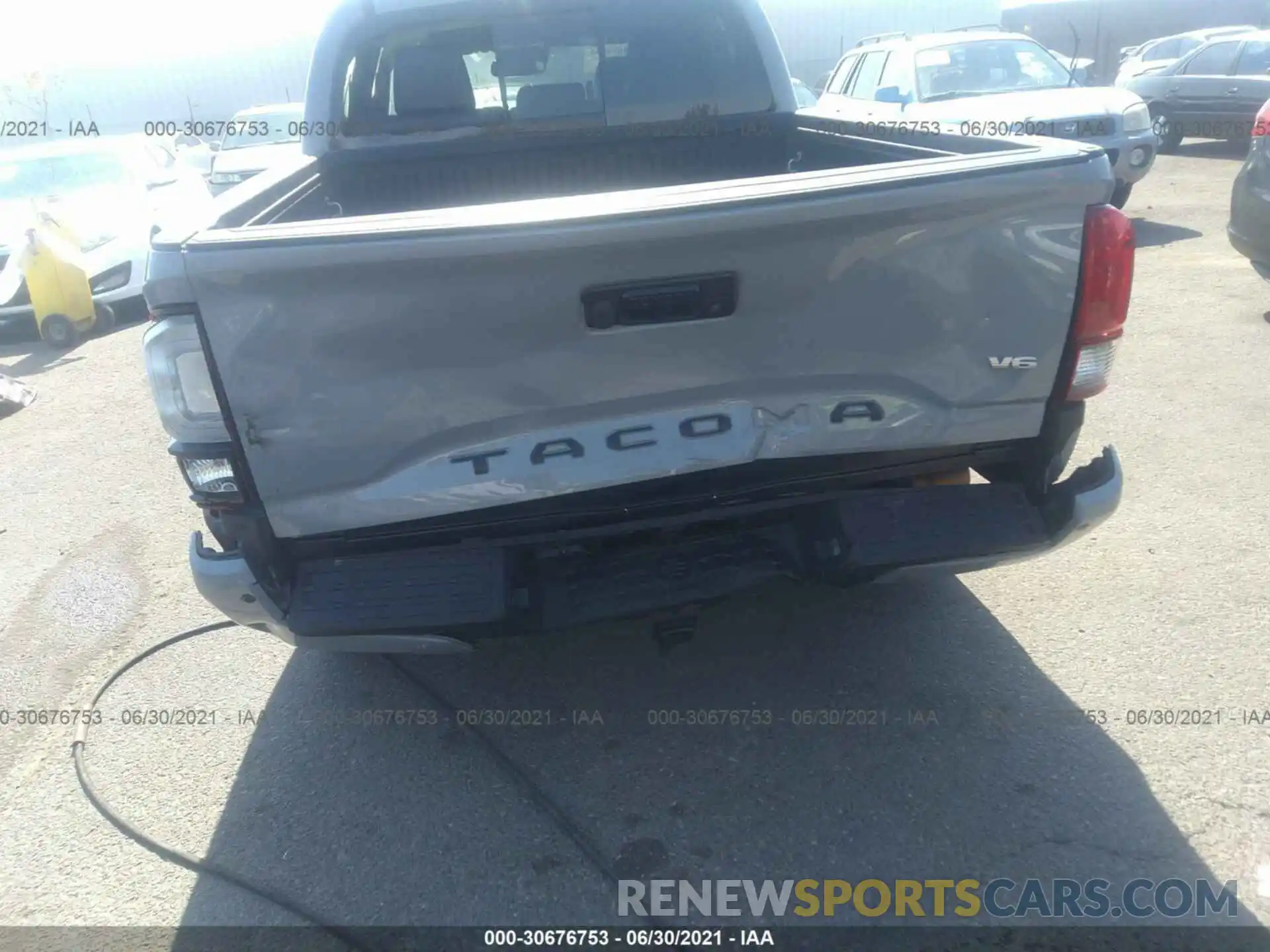 6 Photograph of a damaged car 3TMAZ5CN4KM081342 TOYOTA TACOMA 2WD 2019