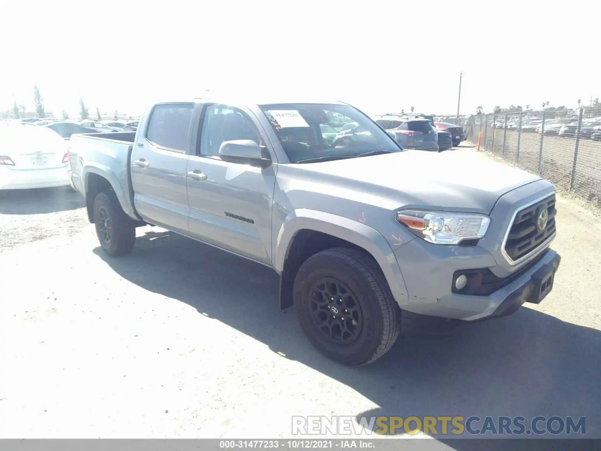 1 Photograph of a damaged car 3TMAZ5CN4KM084001 TOYOTA TACOMA 2WD 2019