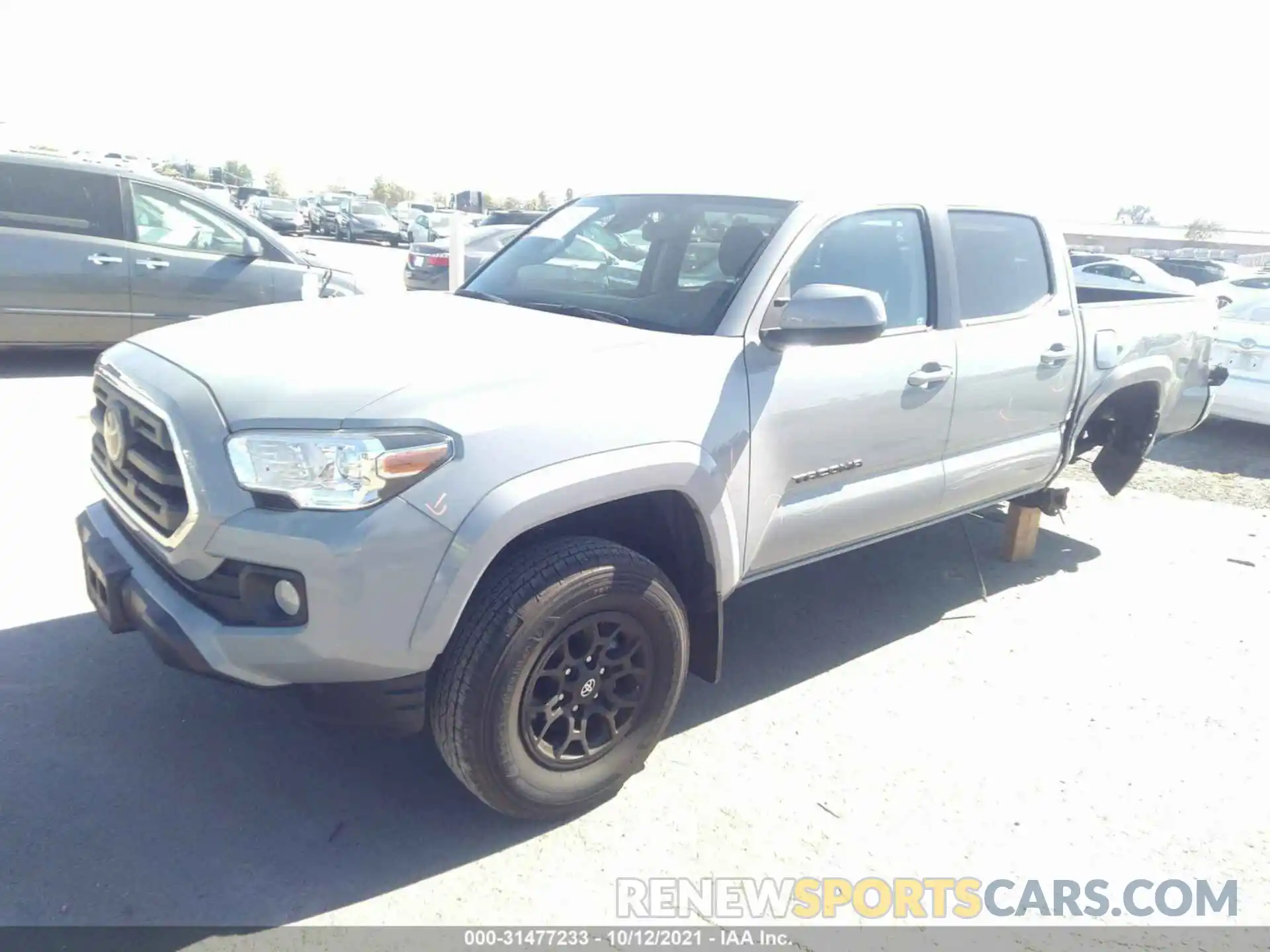 2 Photograph of a damaged car 3TMAZ5CN4KM084001 TOYOTA TACOMA 2WD 2019