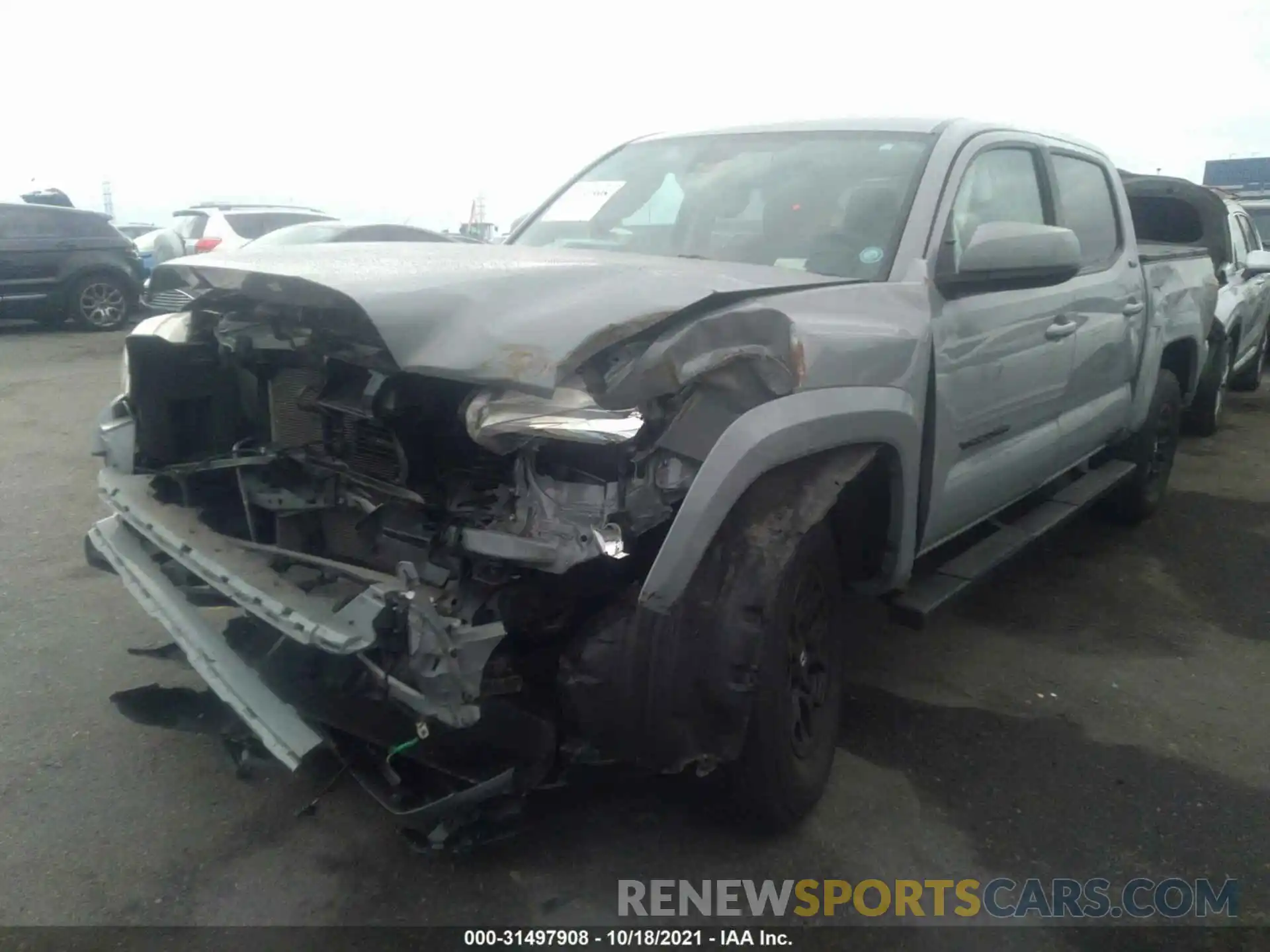 2 Photograph of a damaged car 3TMAZ5CN4KM092521 TOYOTA TACOMA 2WD 2019