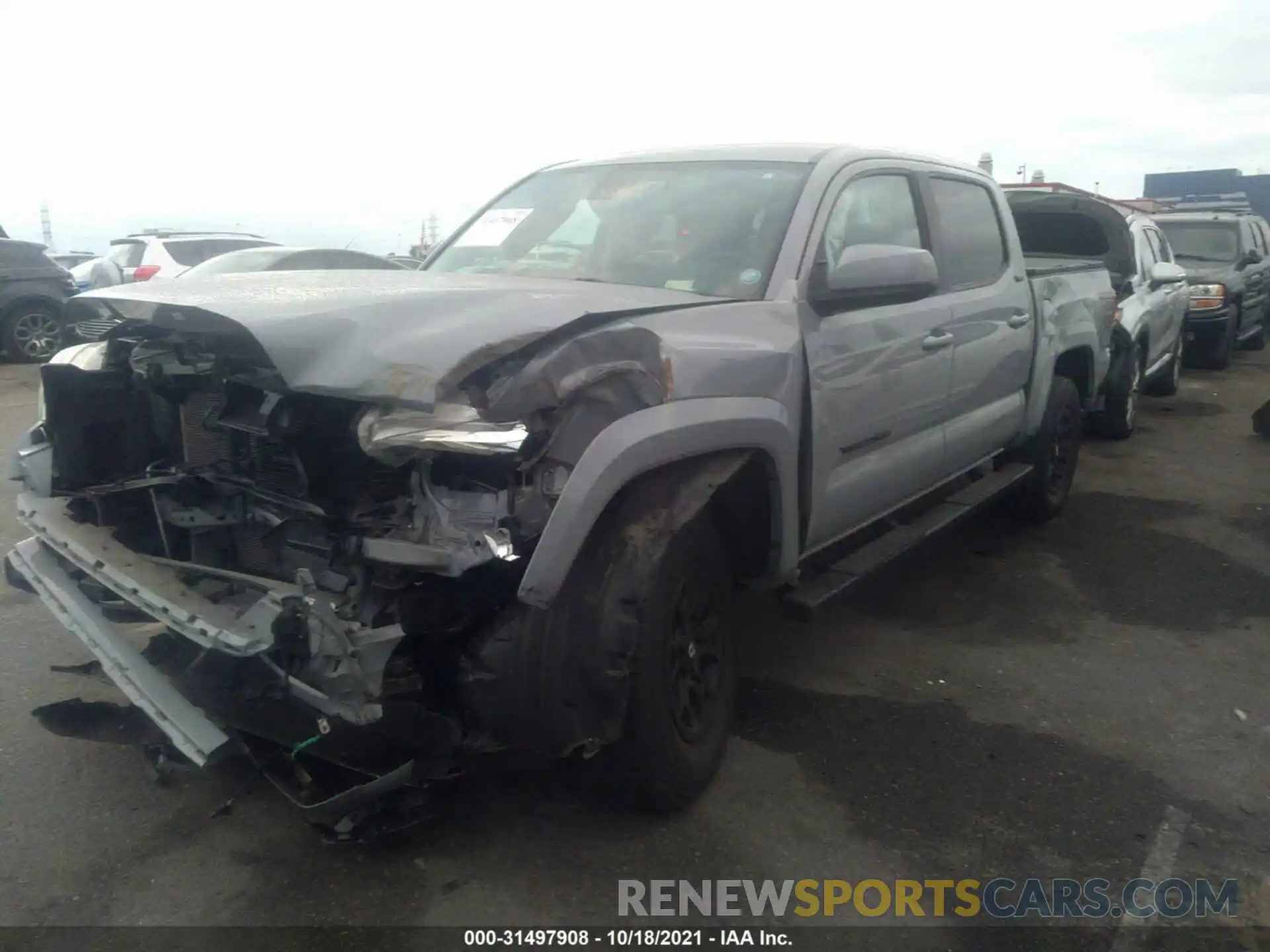 6 Photograph of a damaged car 3TMAZ5CN4KM092521 TOYOTA TACOMA 2WD 2019