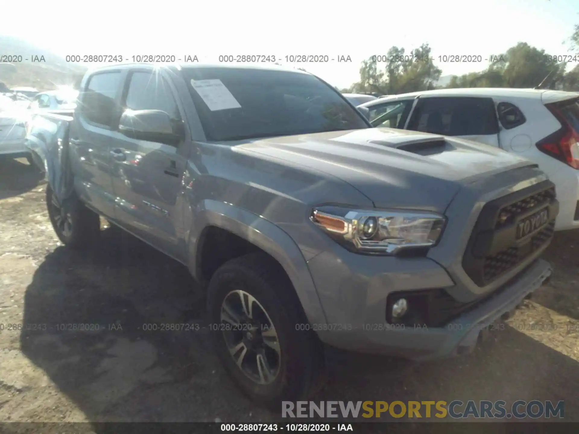 1 Photograph of a damaged car 3TMAZ5CN4KM098691 TOYOTA TACOMA 2WD 2019