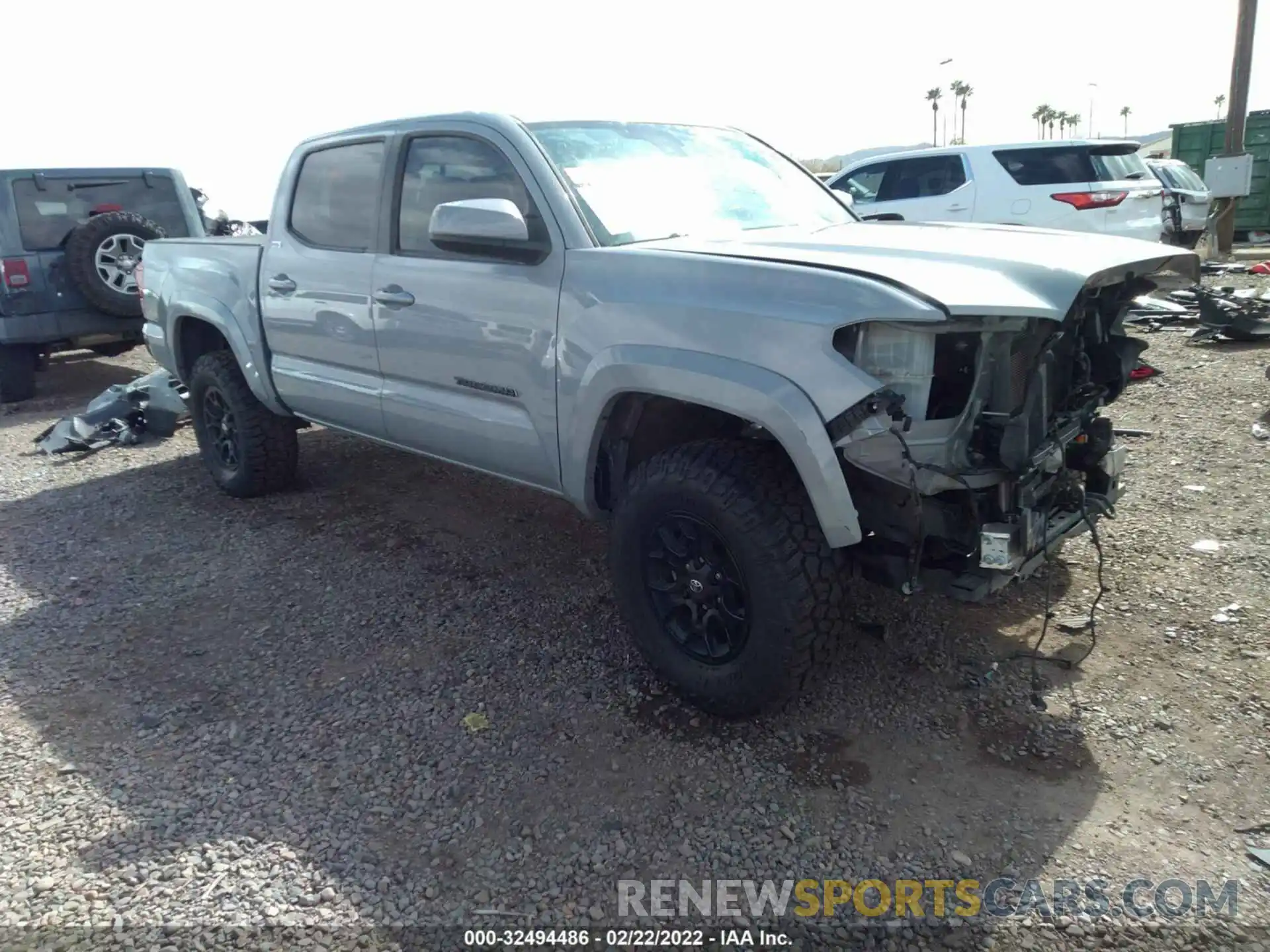 1 Photograph of a damaged car 3TMAZ5CN4KM098951 TOYOTA TACOMA 2WD 2019