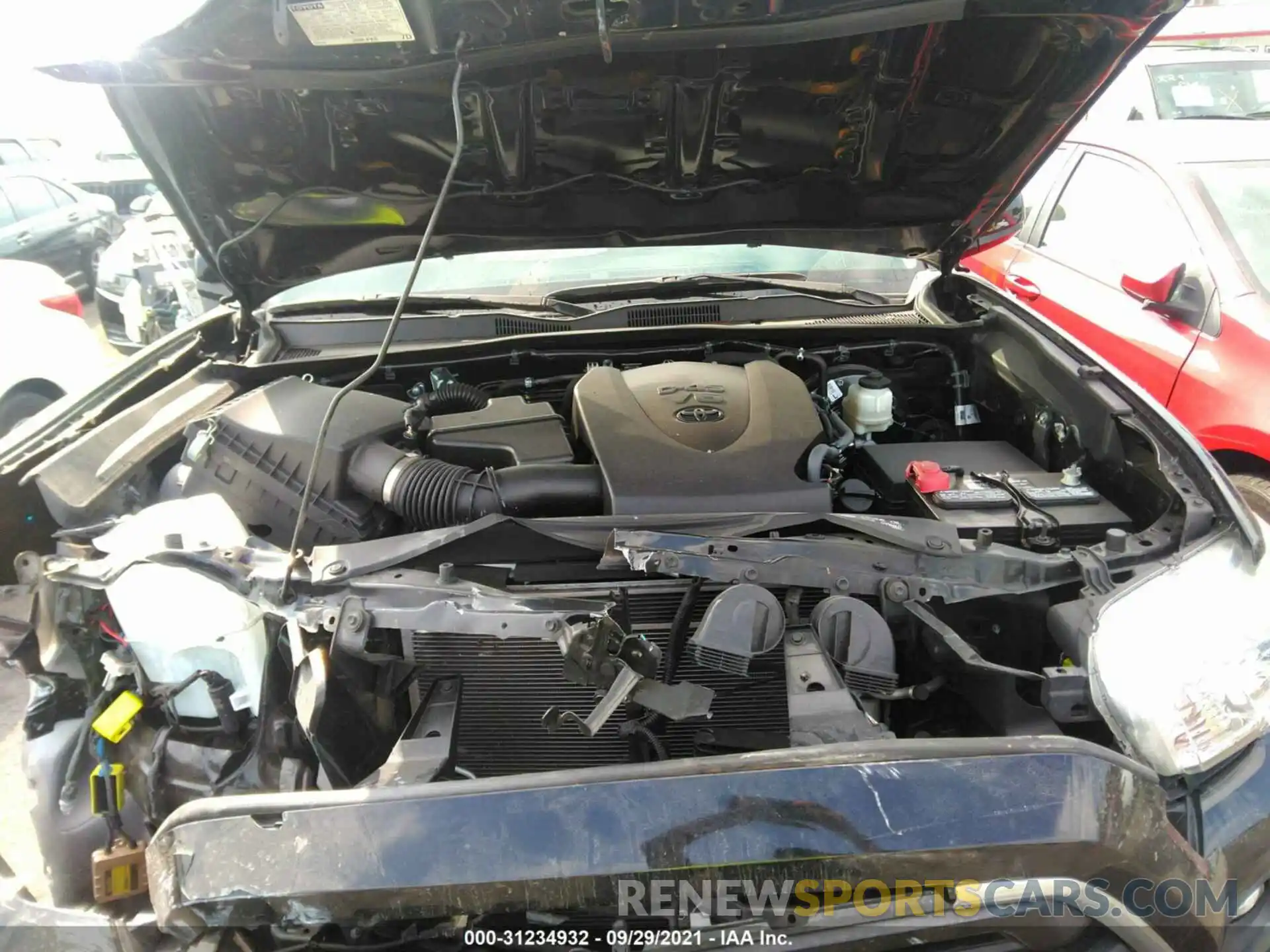 10 Photograph of a damaged car 3TMAZ5CN4KM100844 TOYOTA TACOMA 2WD 2019