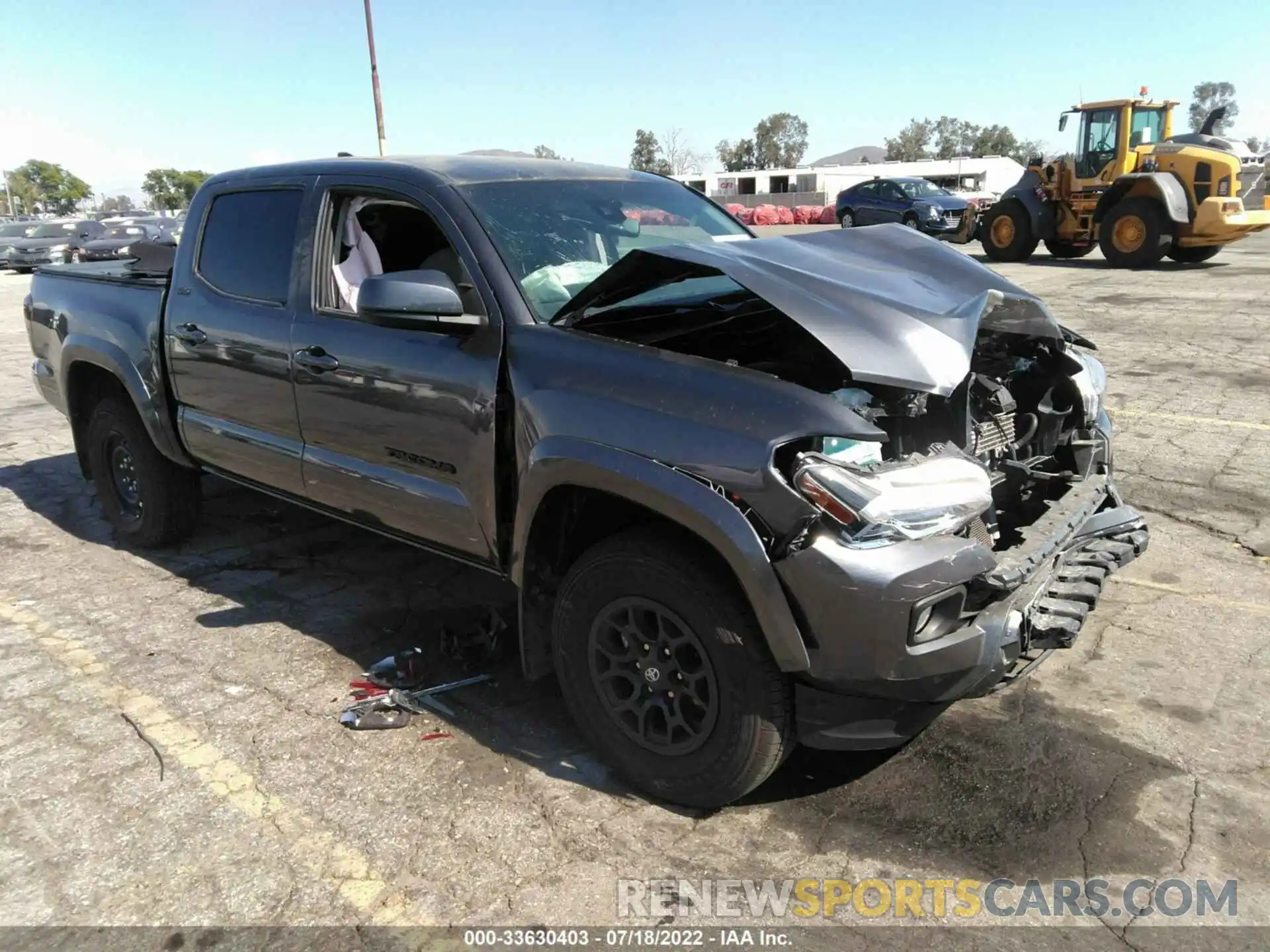 1 Photograph of a damaged car 3TMAZ5CN4KM108457 TOYOTA TACOMA 2WD 2019