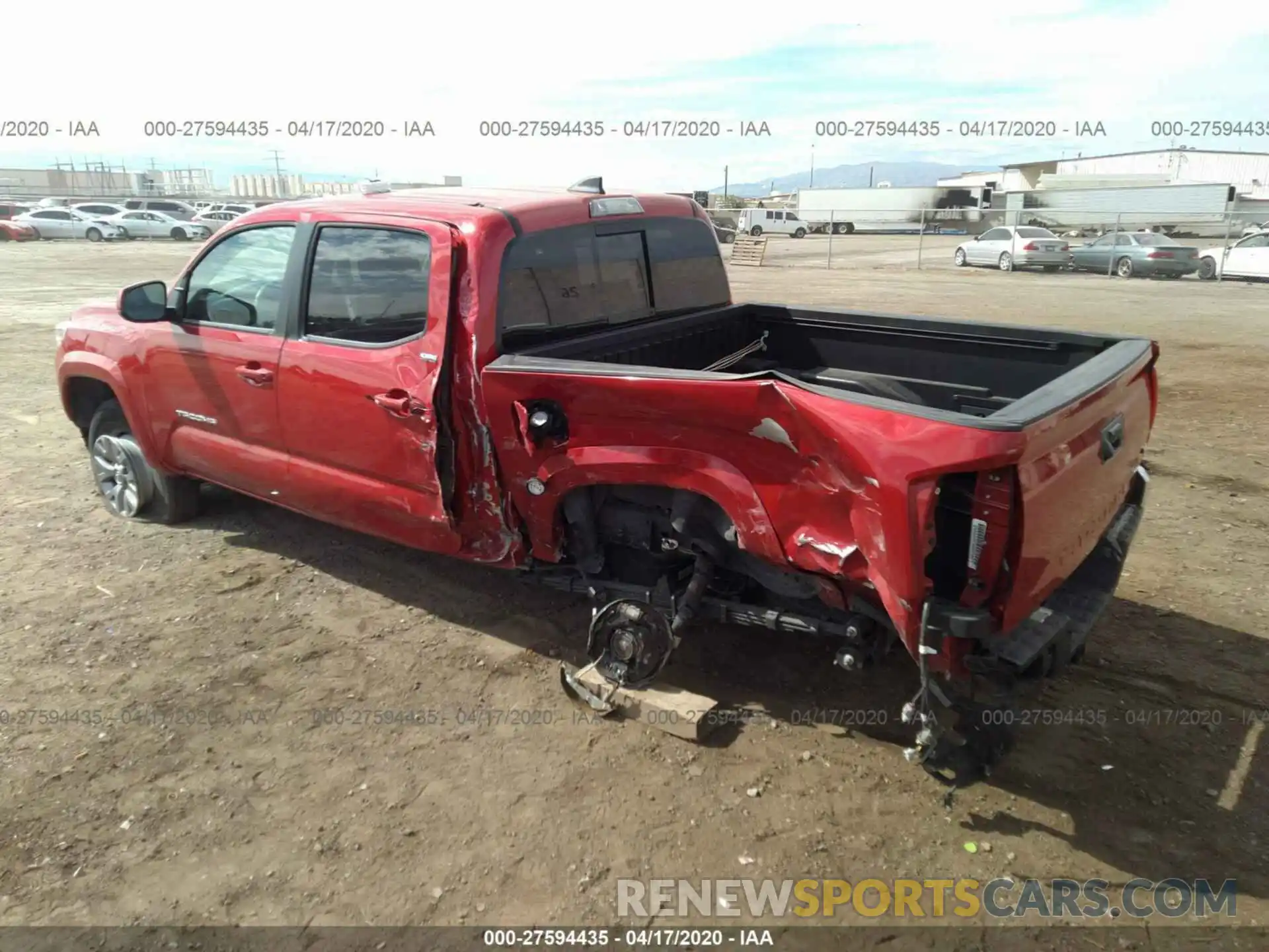 3 Photograph of a damaged car 3TMAZ5CN4KM112878 TOYOTA TACOMA 2WD 2019