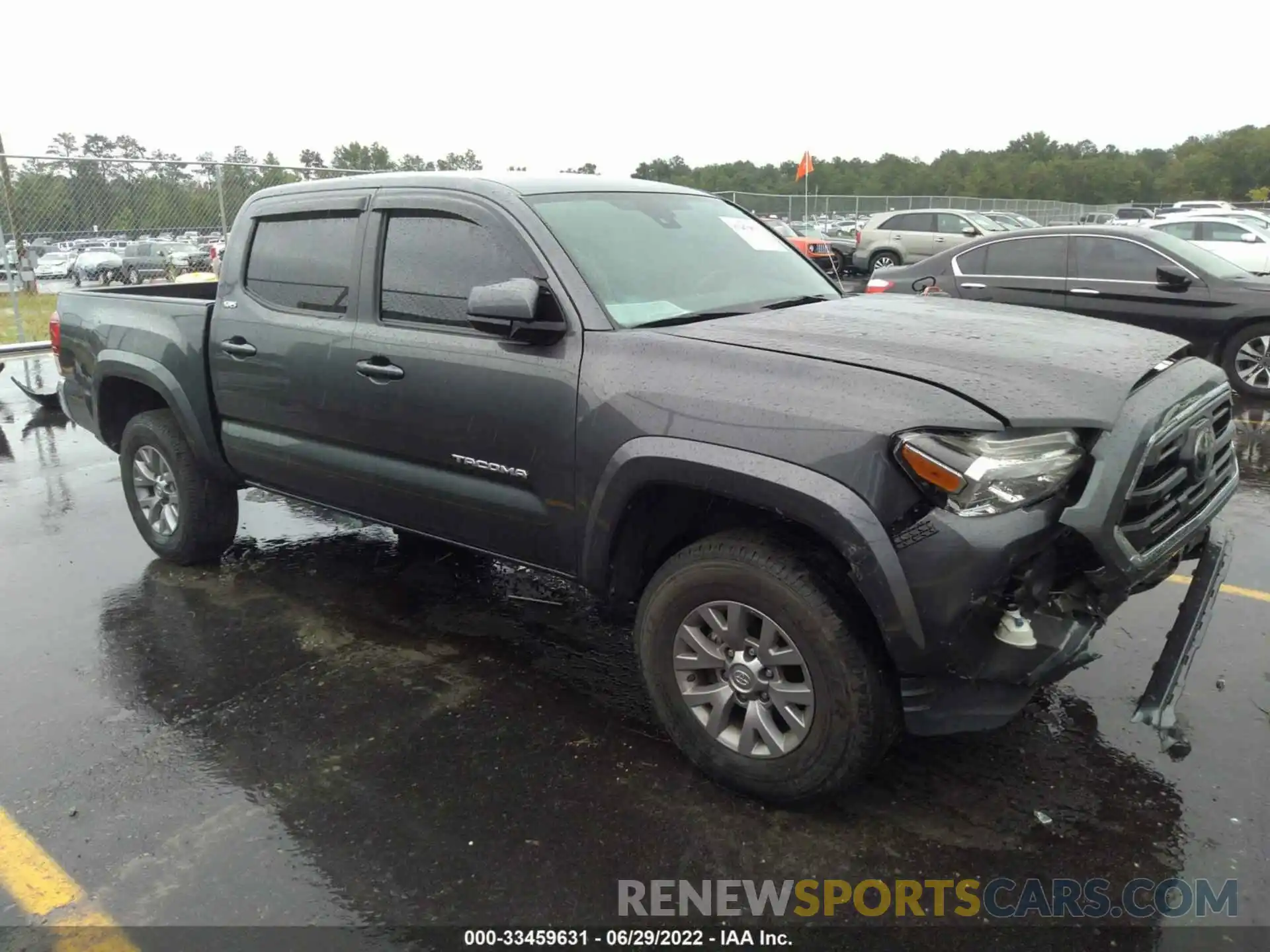 1 Photograph of a damaged car 3TMAZ5CN4KM114114 TOYOTA TACOMA 2WD 2019