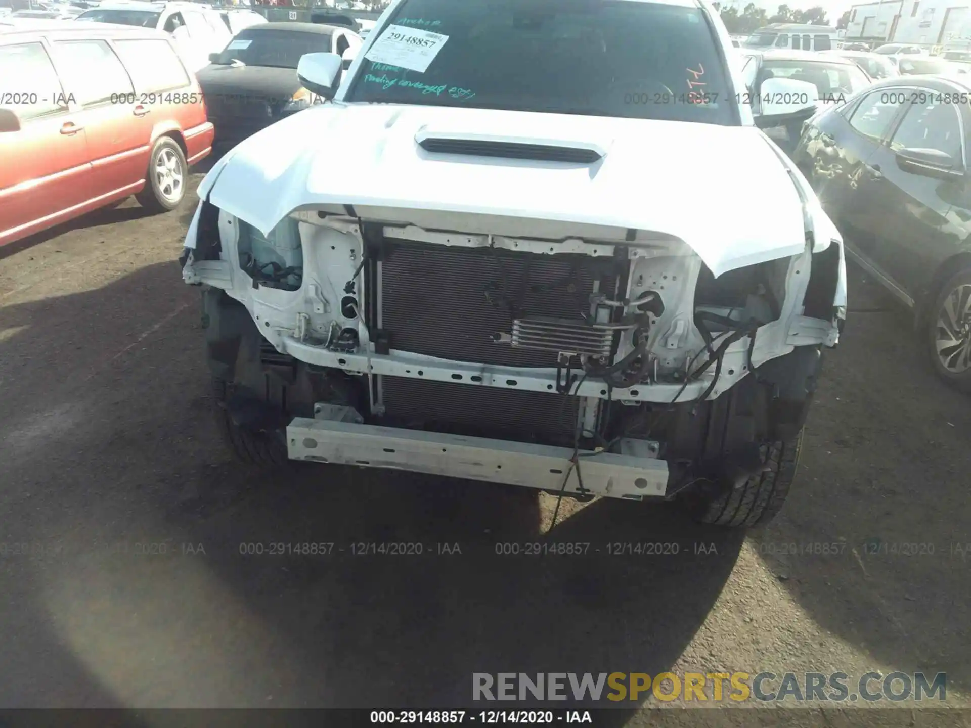 6 Photograph of a damaged car 3TMAZ5CN4KM114291 TOYOTA TACOMA 2WD 2019