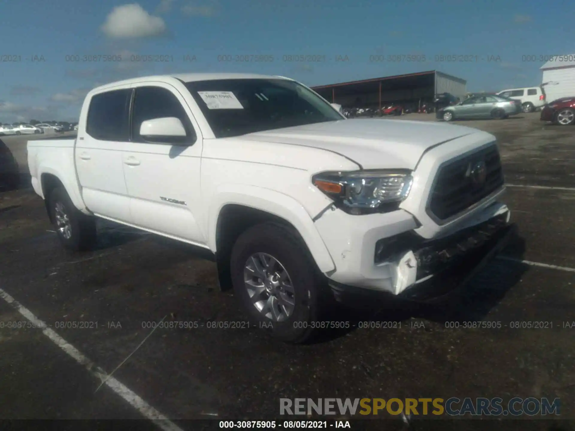 1 Photograph of a damaged car 3TMAZ5CN5KM081348 TOYOTA TACOMA 2WD 2019