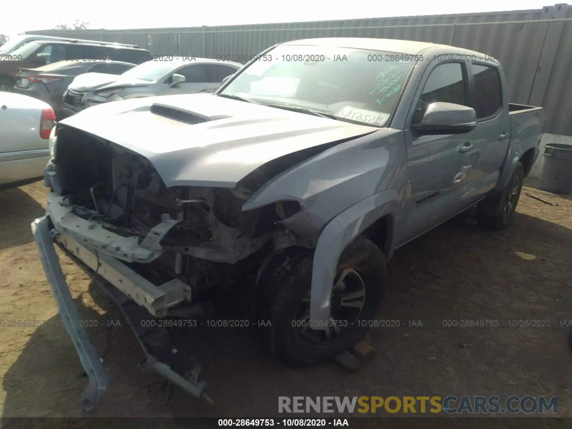 2 Фотография поврежденного автомобиля 3TMAZ5CN5KM088316 TOYOTA TACOMA 2WD 2019