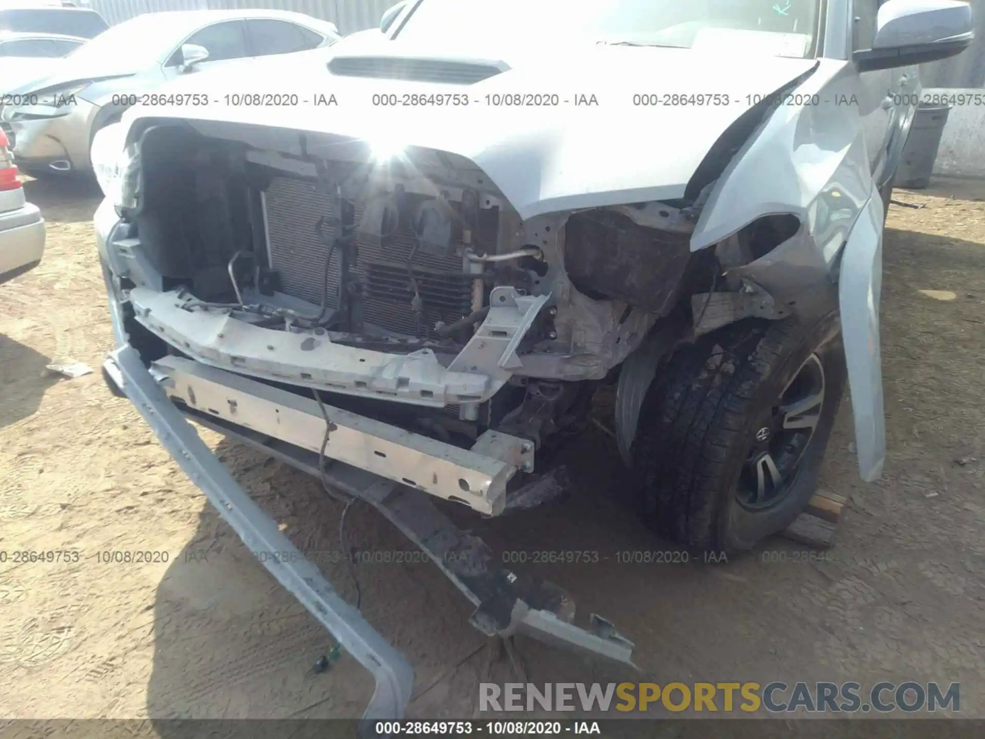 6 Photograph of a damaged car 3TMAZ5CN5KM088316 TOYOTA TACOMA 2WD 2019