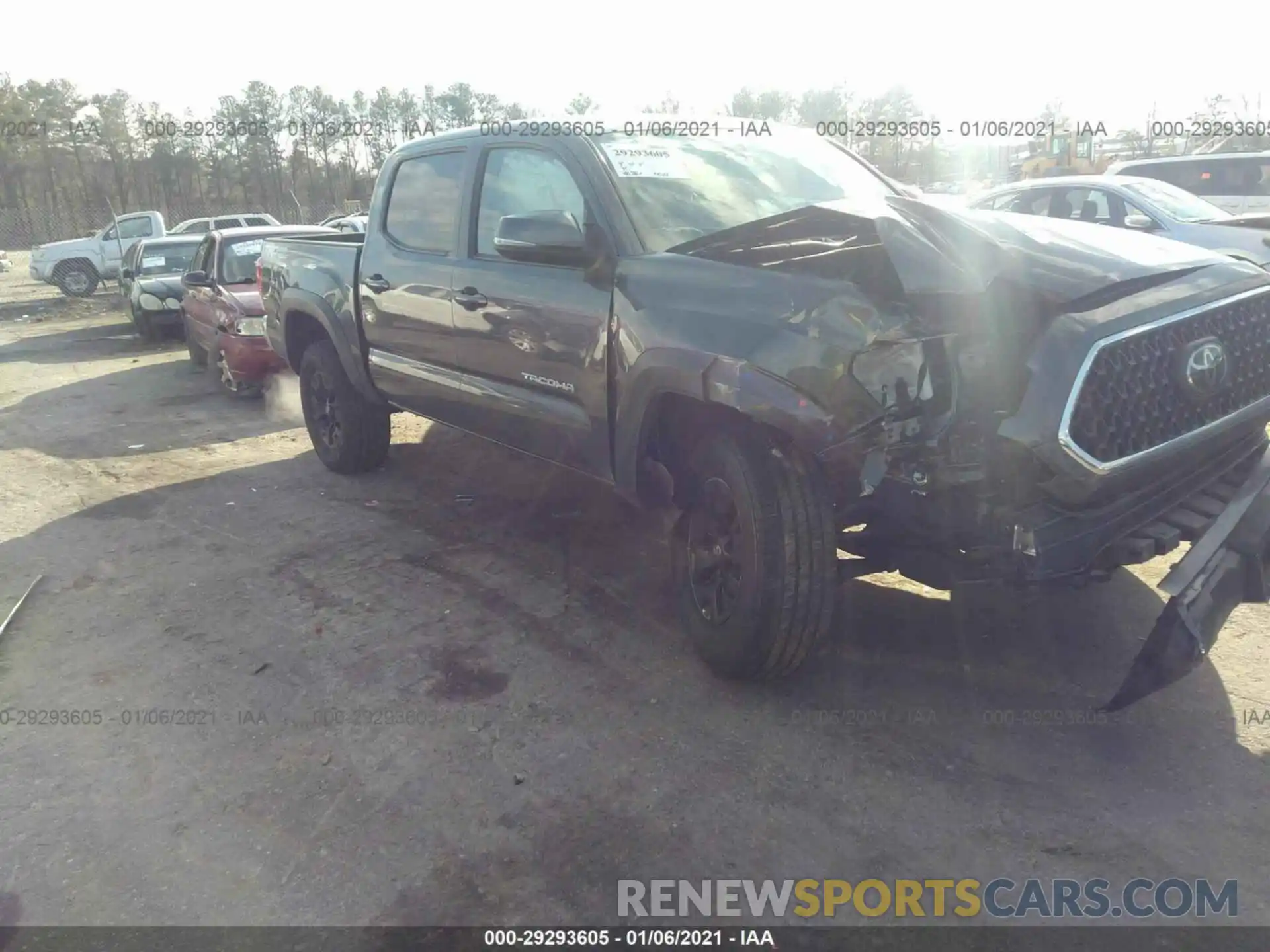 1 Photograph of a damaged car 3TMAZ5CN5KM090406 TOYOTA TACOMA 2WD 2019