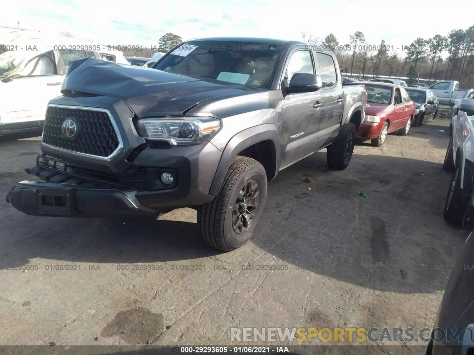 2 Photograph of a damaged car 3TMAZ5CN5KM090406 TOYOTA TACOMA 2WD 2019