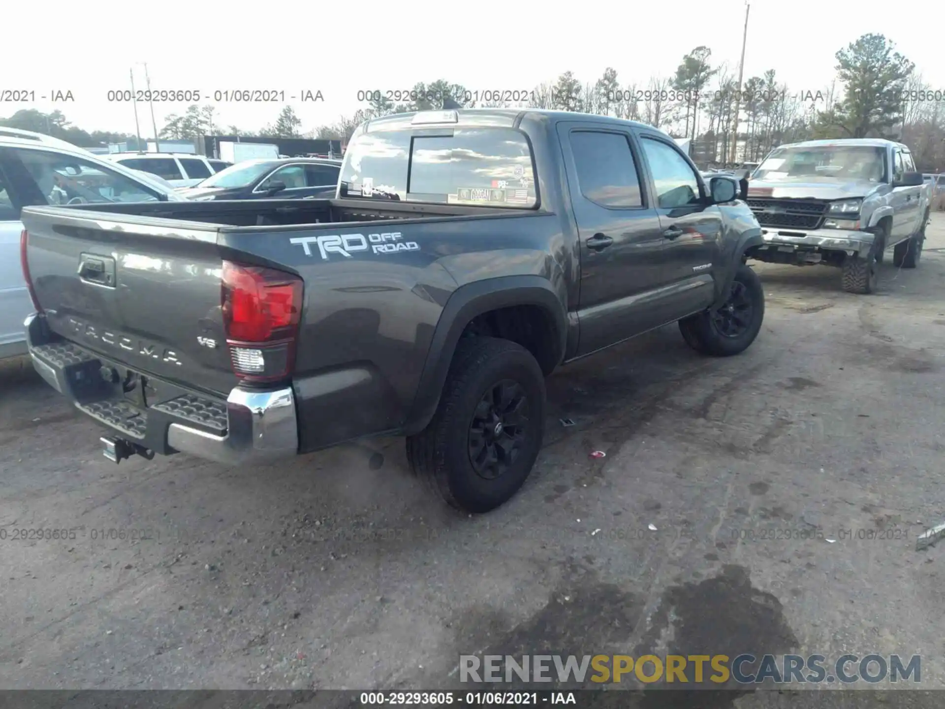 4 Photograph of a damaged car 3TMAZ5CN5KM090406 TOYOTA TACOMA 2WD 2019