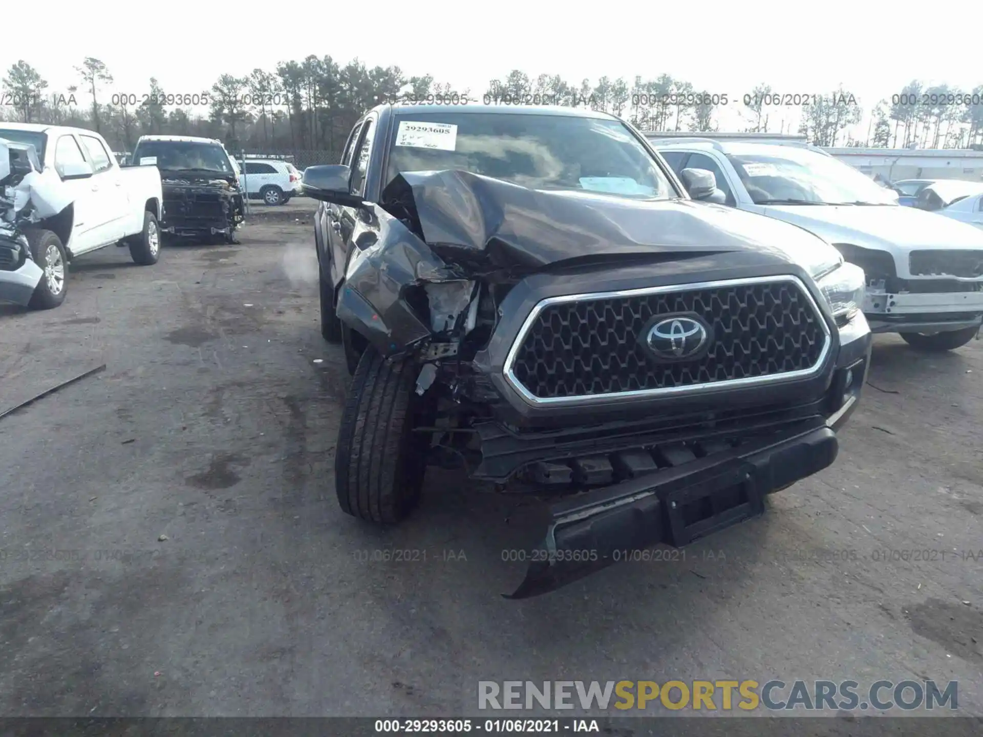 6 Photograph of a damaged car 3TMAZ5CN5KM090406 TOYOTA TACOMA 2WD 2019