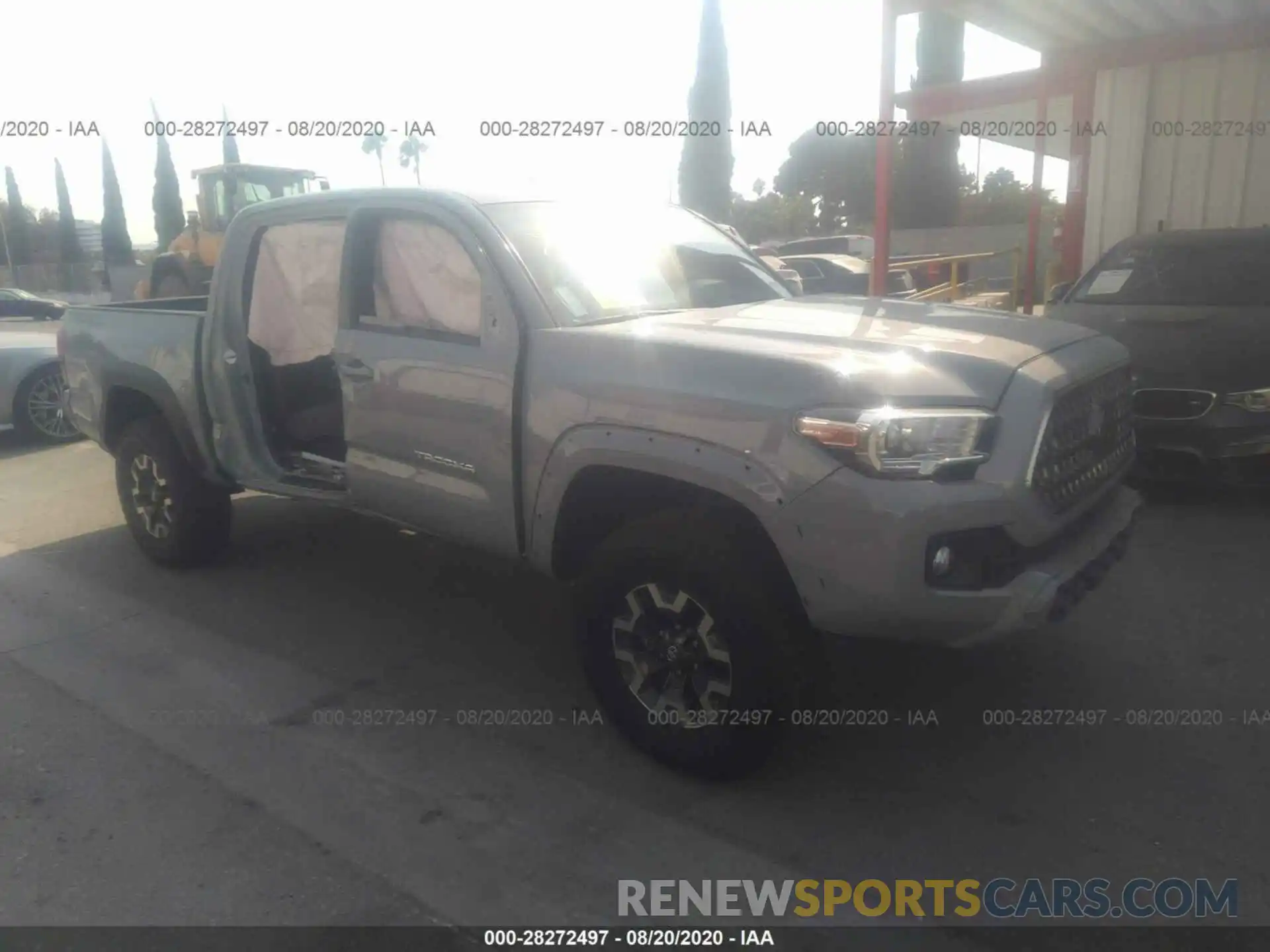 1 Photograph of a damaged car 3TMAZ5CN5KM094536 TOYOTA TACOMA 2WD 2019