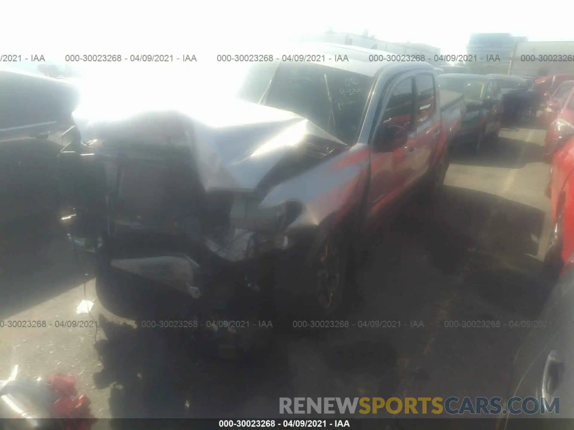 2 Photograph of a damaged car 3TMAZ5CN5KM094861 TOYOTA TACOMA 2WD 2019