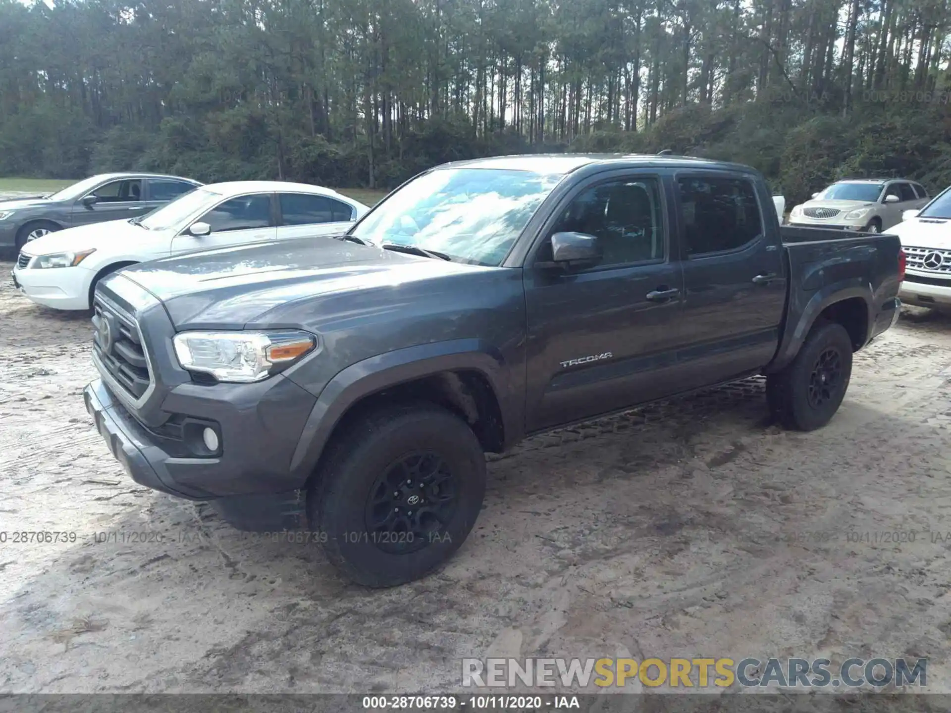 2 Photograph of a damaged car 3TMAZ5CN5KM096206 TOYOTA TACOMA 2WD 2019