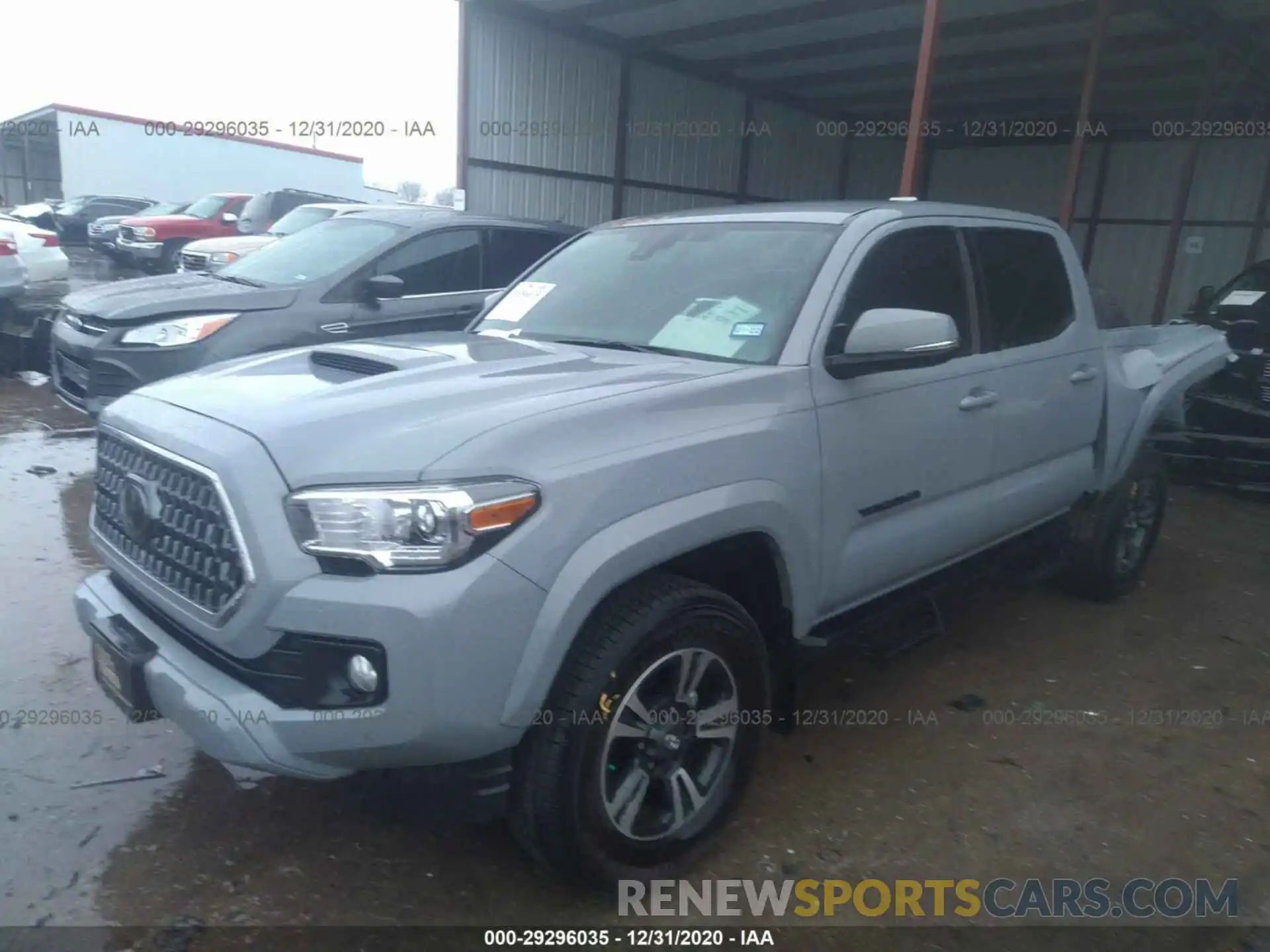 2 Photograph of a damaged car 3TMAZ5CN5KM114235 TOYOTA TACOMA 2WD 2019