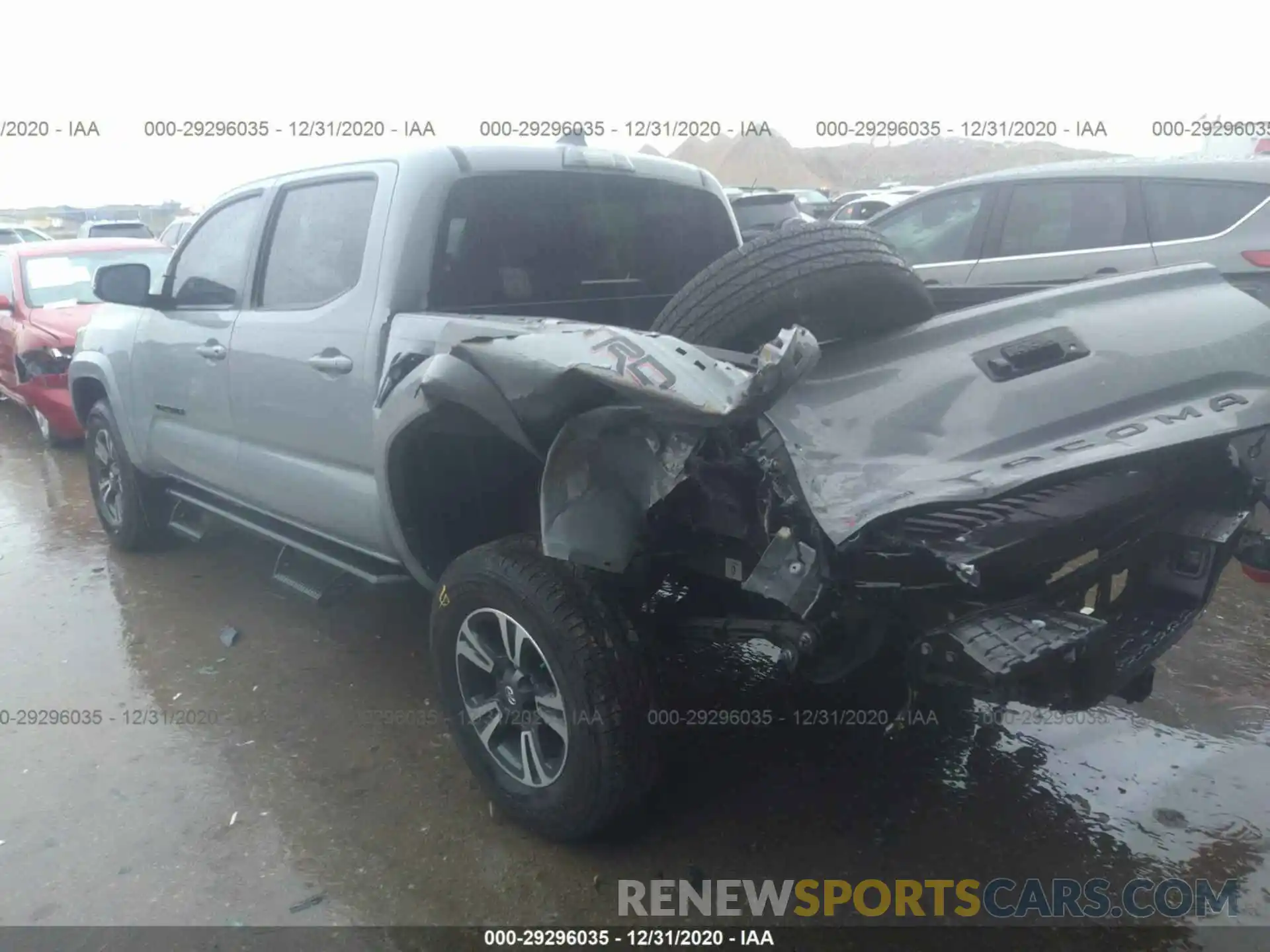 3 Photograph of a damaged car 3TMAZ5CN5KM114235 TOYOTA TACOMA 2WD 2019