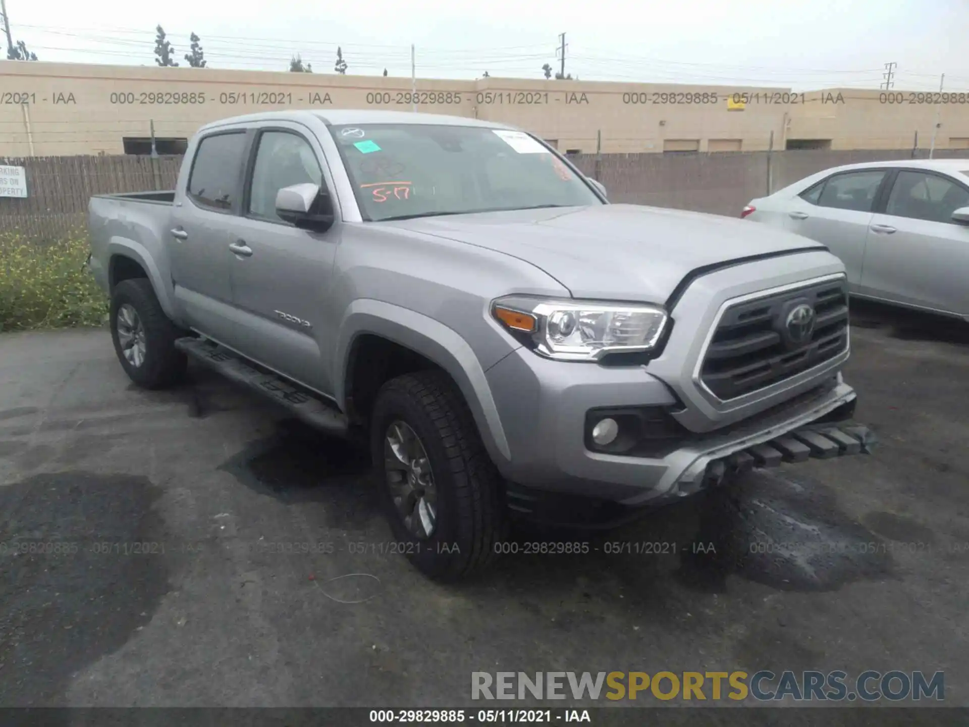 1 Photograph of a damaged car 3TMAZ5CN6KM090169 TOYOTA TACOMA 2WD 2019