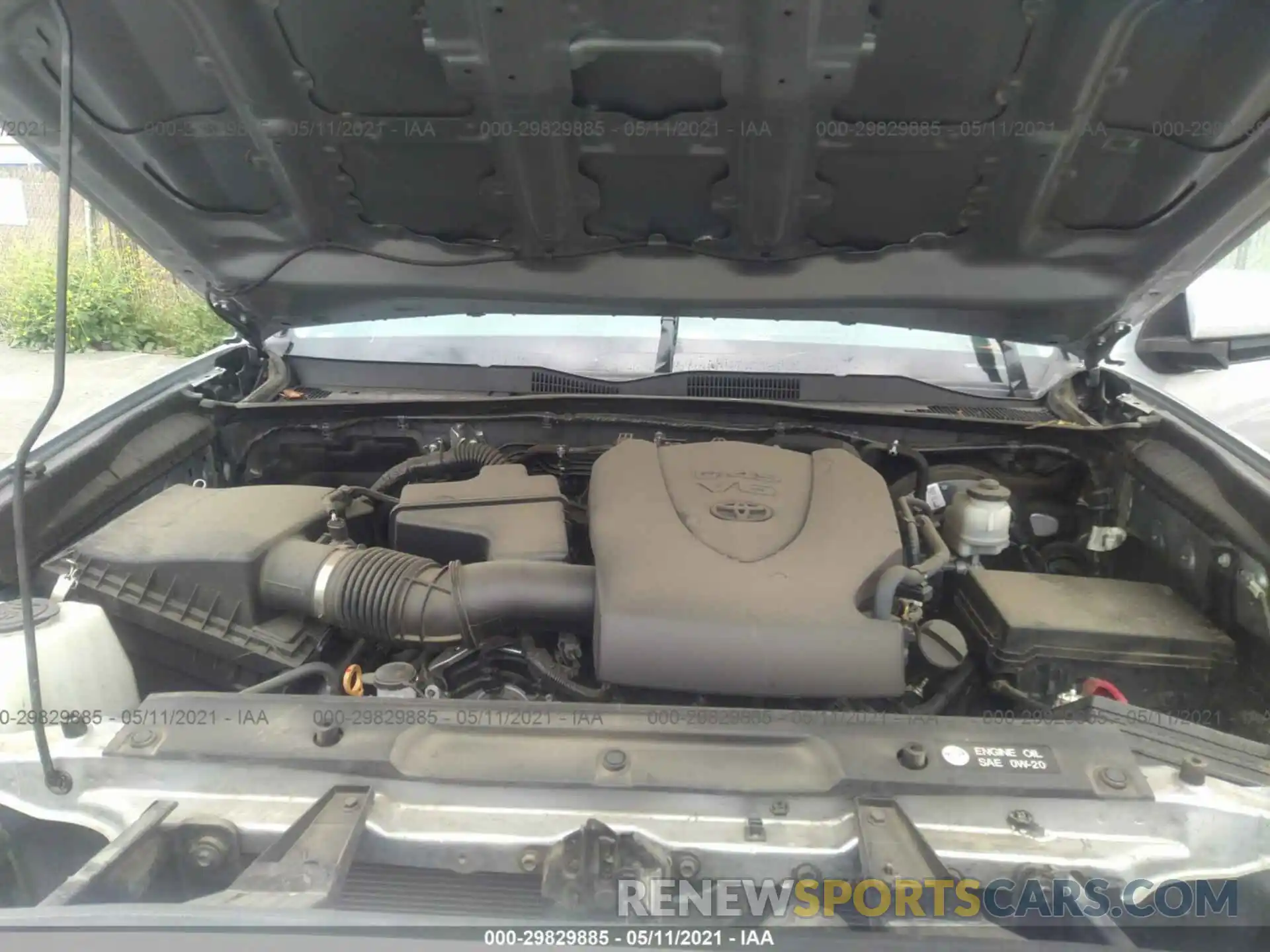 10 Photograph of a damaged car 3TMAZ5CN6KM090169 TOYOTA TACOMA 2WD 2019