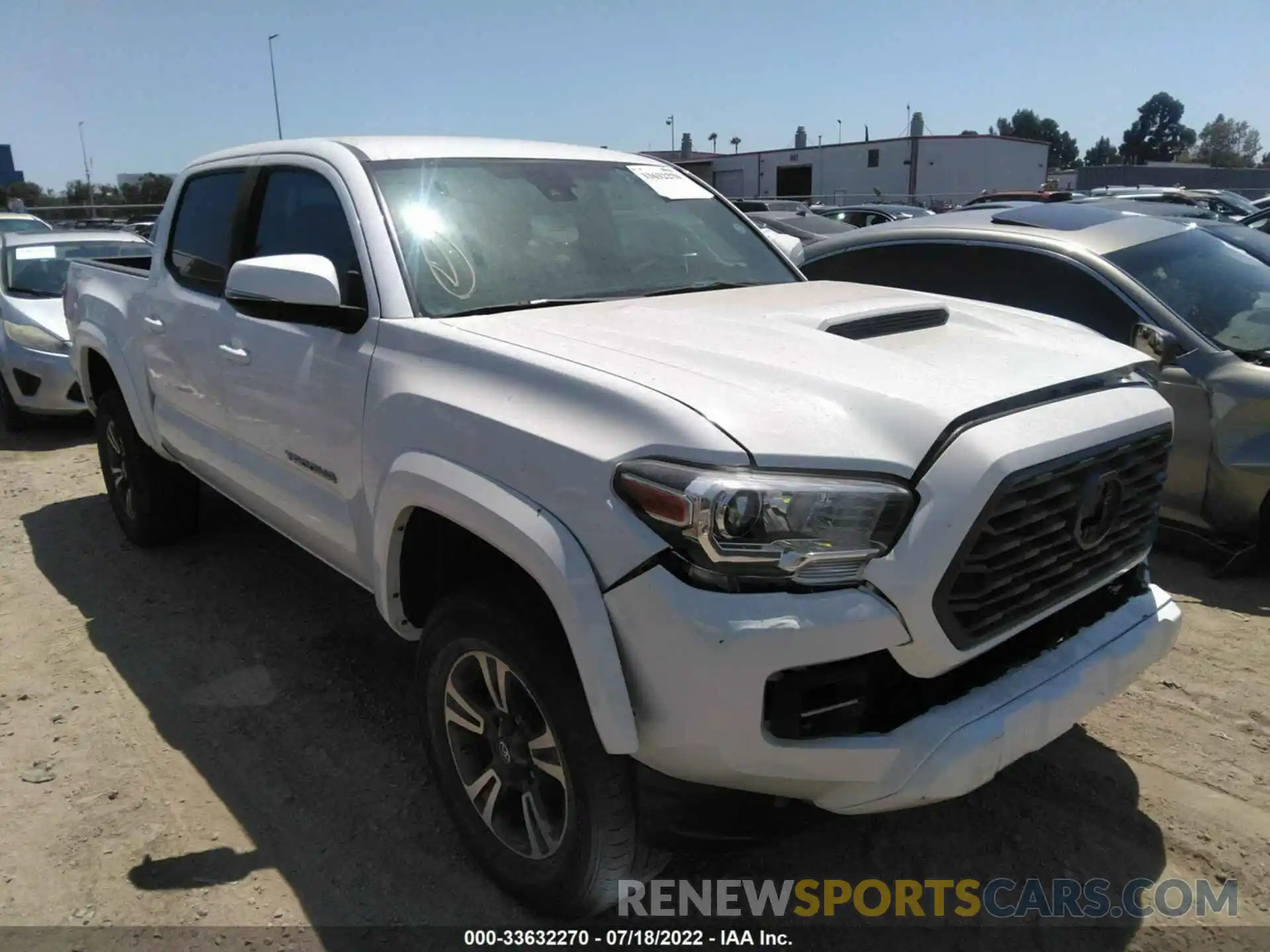 1 Photograph of a damaged car 3TMAZ5CN6KM092214 TOYOTA TACOMA 2WD 2019