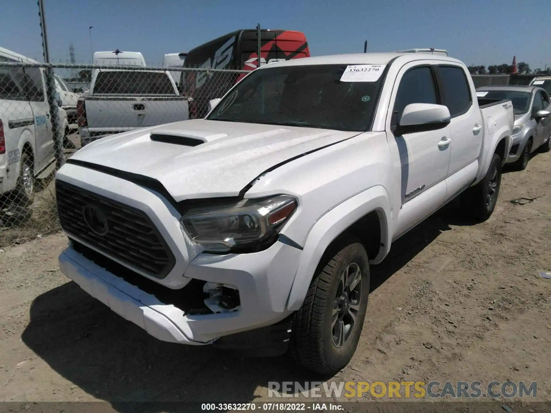 2 Photograph of a damaged car 3TMAZ5CN6KM092214 TOYOTA TACOMA 2WD 2019