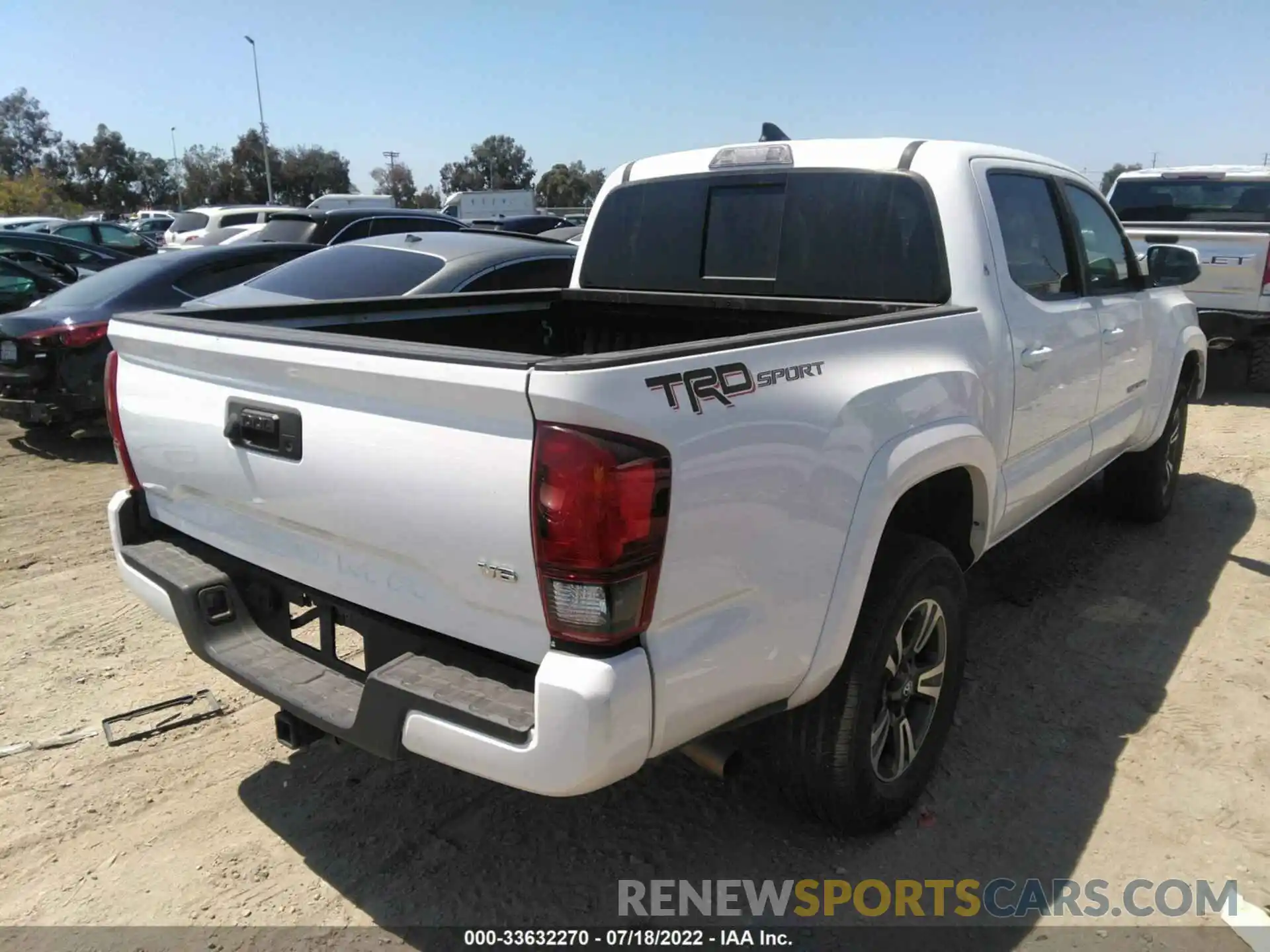 4 Фотография поврежденного автомобиля 3TMAZ5CN6KM092214 TOYOTA TACOMA 2WD 2019