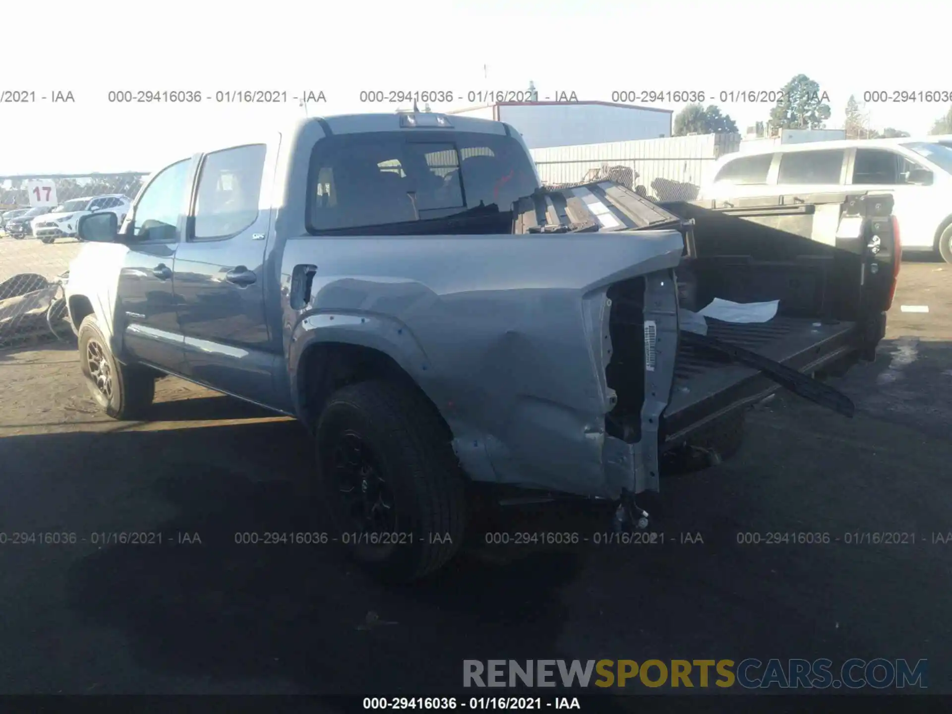 6 Photograph of a damaged car 3TMAZ5CN6KM093217 TOYOTA TACOMA 2WD 2019