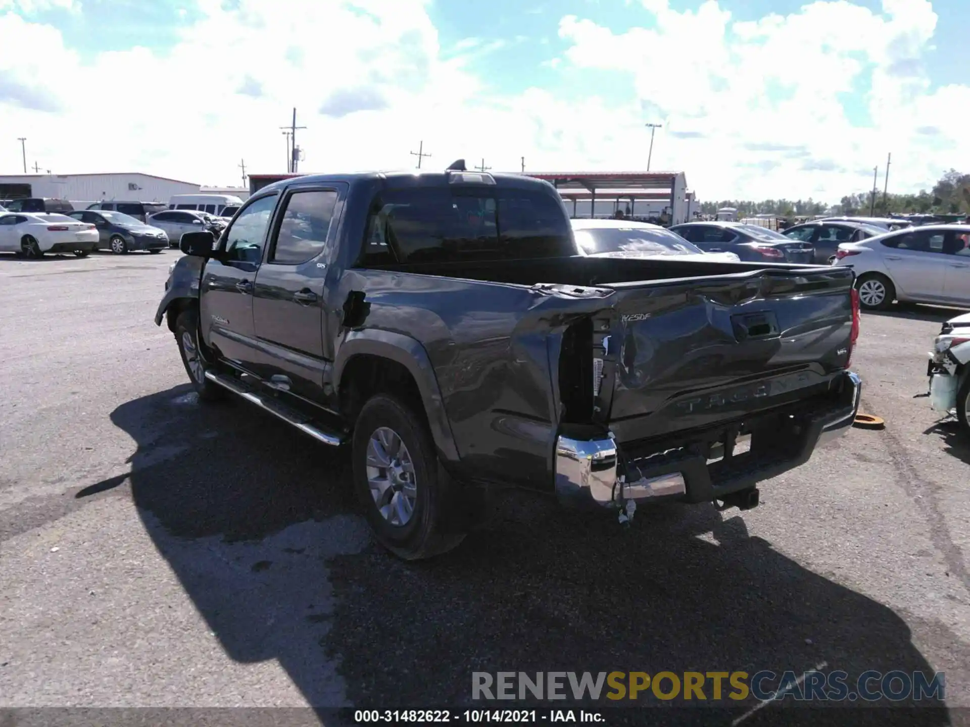 3 Photograph of a damaged car 3TMAZ5CN6KM097154 TOYOTA TACOMA 2WD 2019