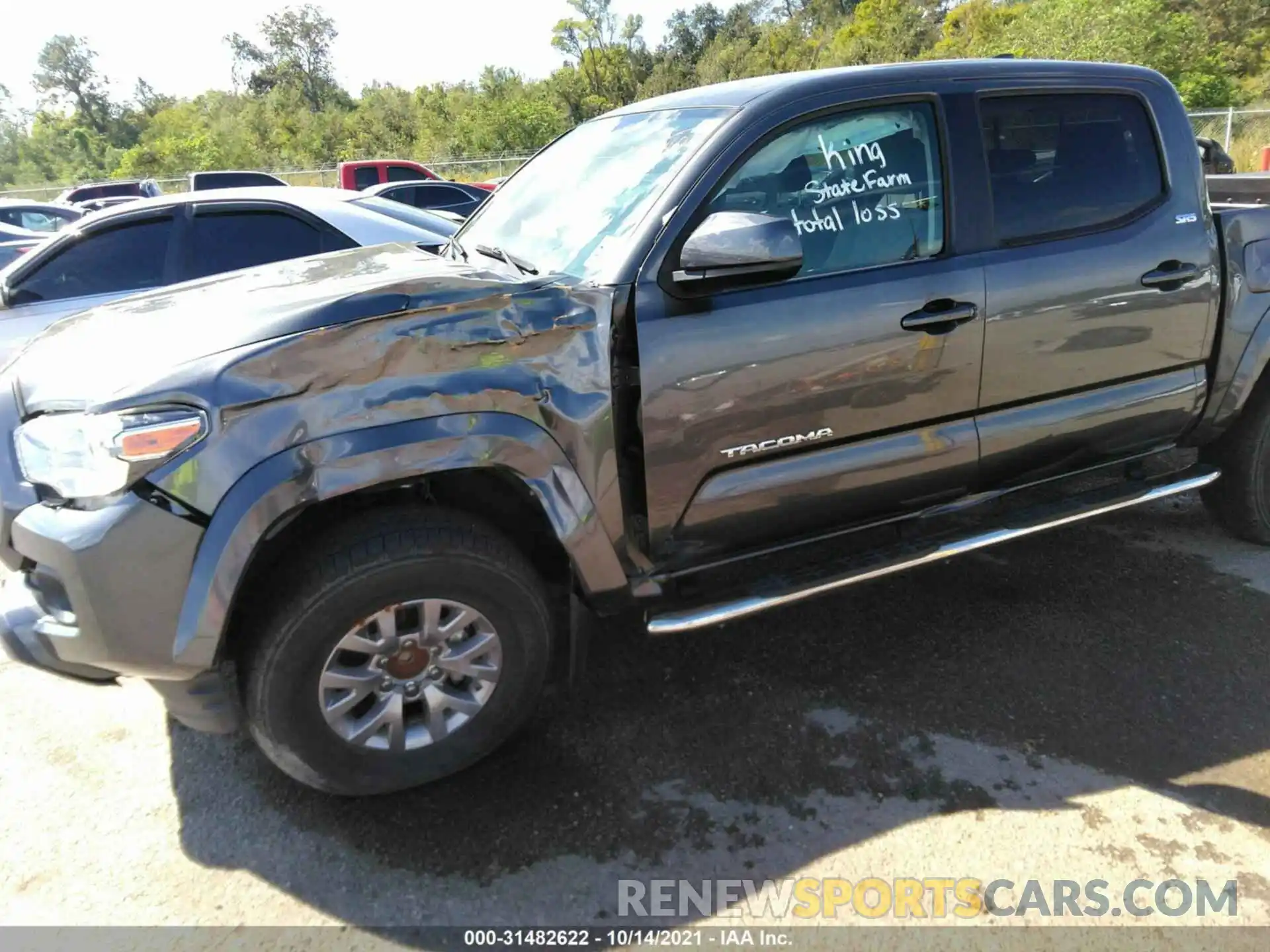 6 Photograph of a damaged car 3TMAZ5CN6KM097154 TOYOTA TACOMA 2WD 2019