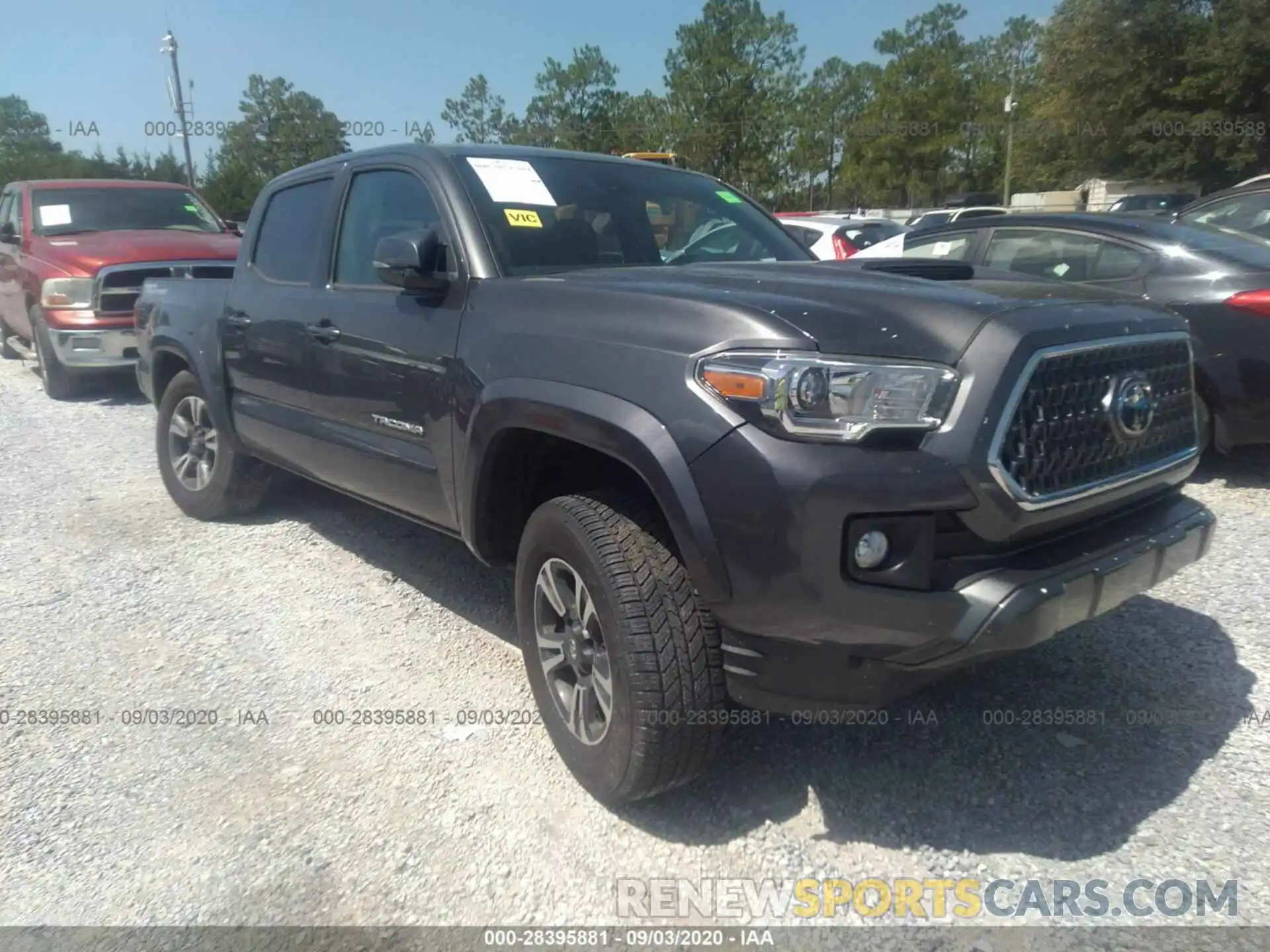 1 Photograph of a damaged car 3TMAZ5CN6KM099468 TOYOTA TACOMA 2WD 2019