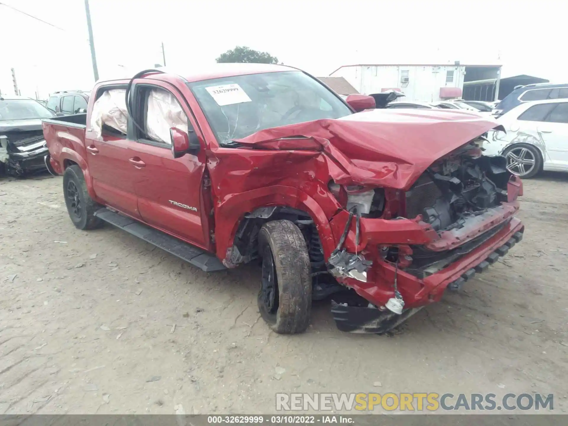 1 Photograph of a damaged car 3TMAZ5CN6KM099731 TOYOTA TACOMA 2WD 2019