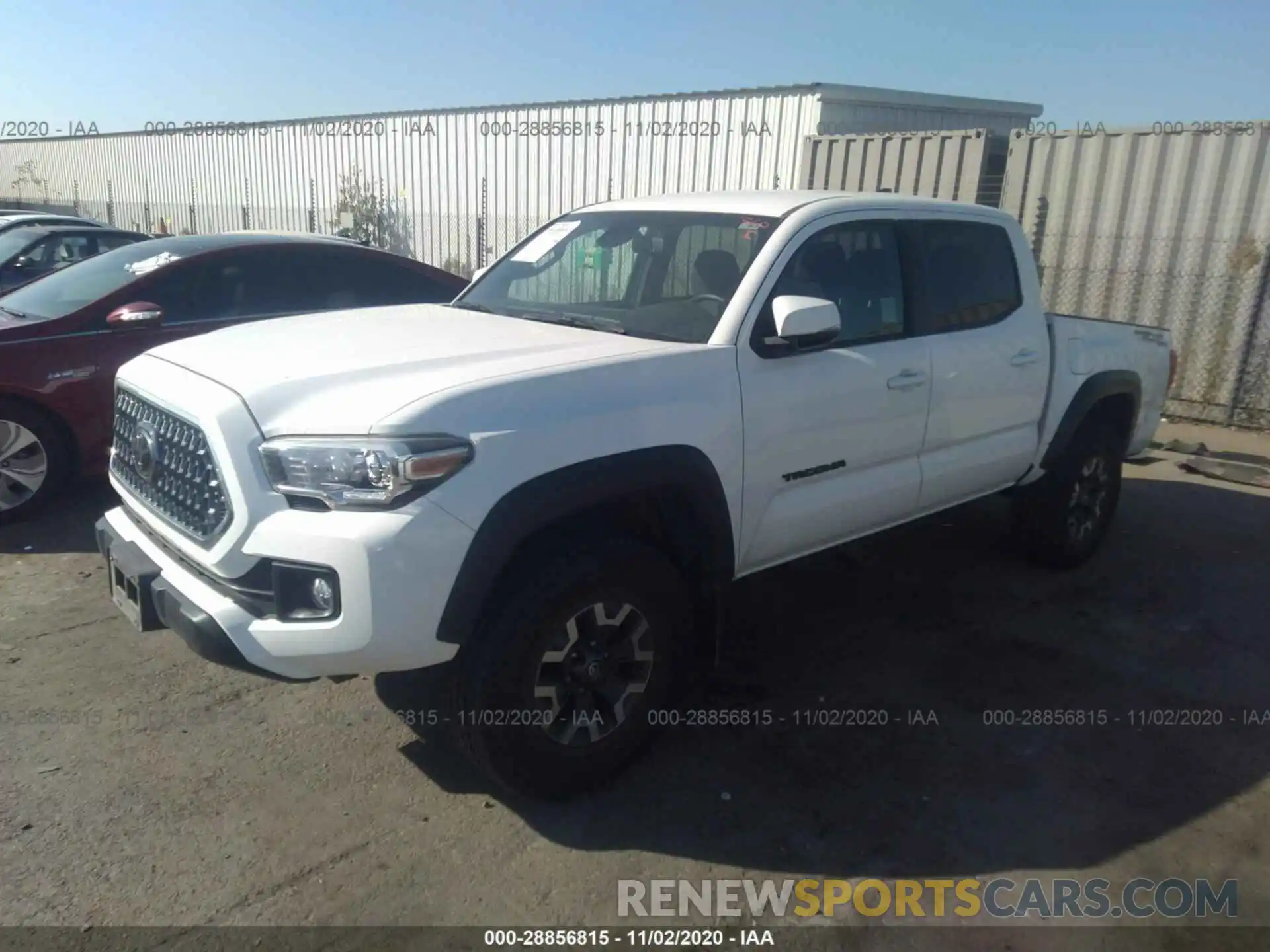 2 Фотография поврежденного автомобиля 3TMAZ5CN6KM101123 TOYOTA TACOMA 2WD 2019