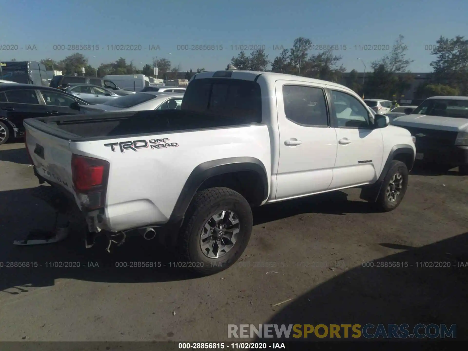 4 Фотография поврежденного автомобиля 3TMAZ5CN6KM101123 TOYOTA TACOMA 2WD 2019