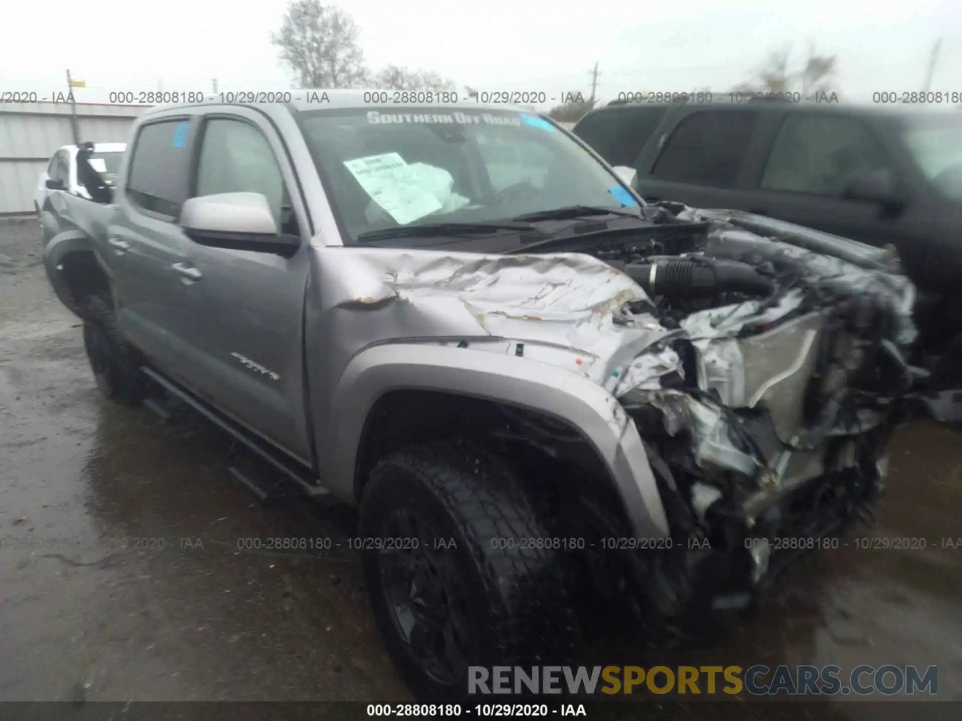 1 Photograph of a damaged car 3TMAZ5CN6KM112638 TOYOTA TACOMA 2WD 2019