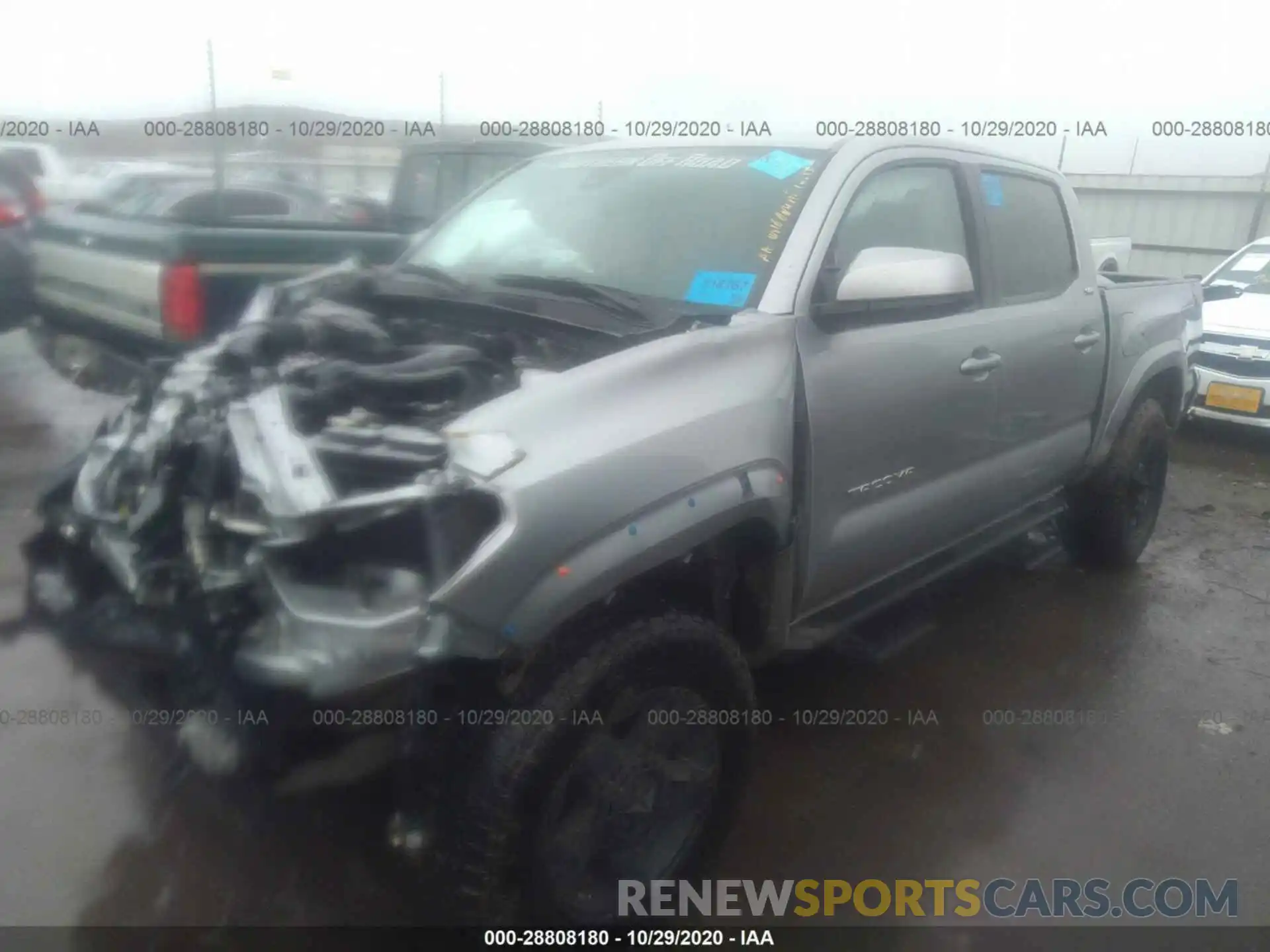 2 Photograph of a damaged car 3TMAZ5CN6KM112638 TOYOTA TACOMA 2WD 2019