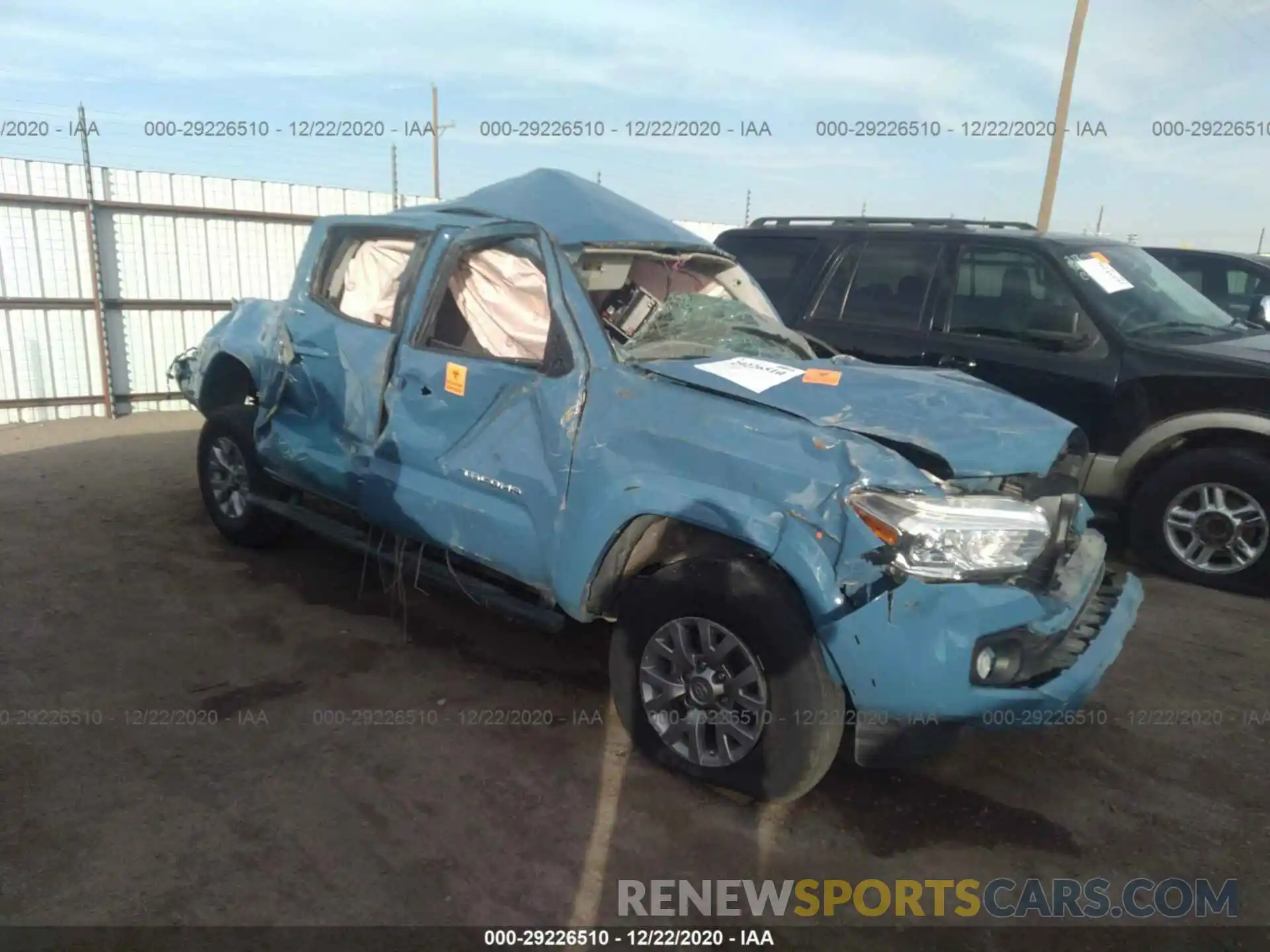 1 Photograph of a damaged car 3TMAZ5CN7KM081383 TOYOTA TACOMA 2WD 2019