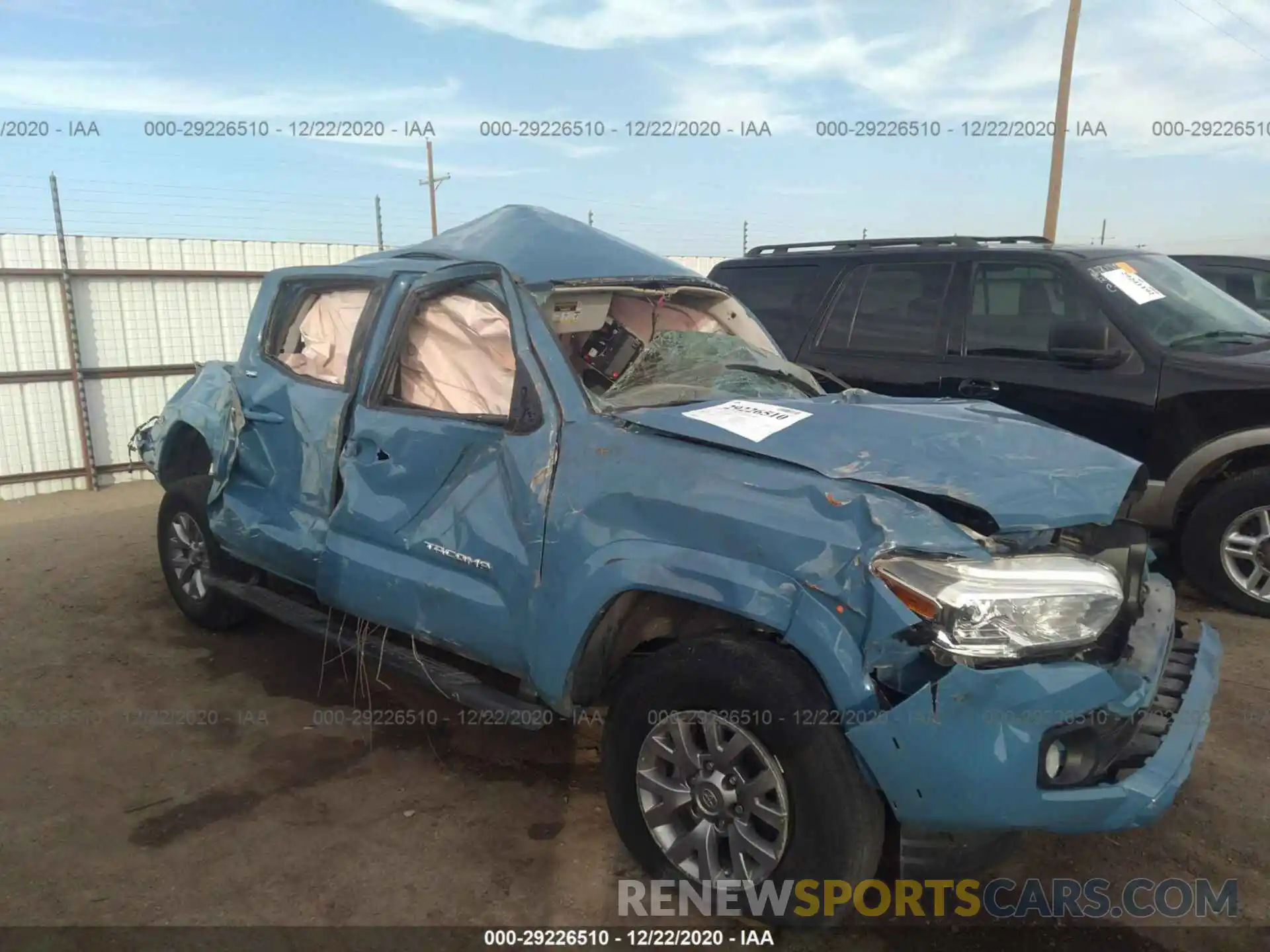 6 Photograph of a damaged car 3TMAZ5CN7KM081383 TOYOTA TACOMA 2WD 2019