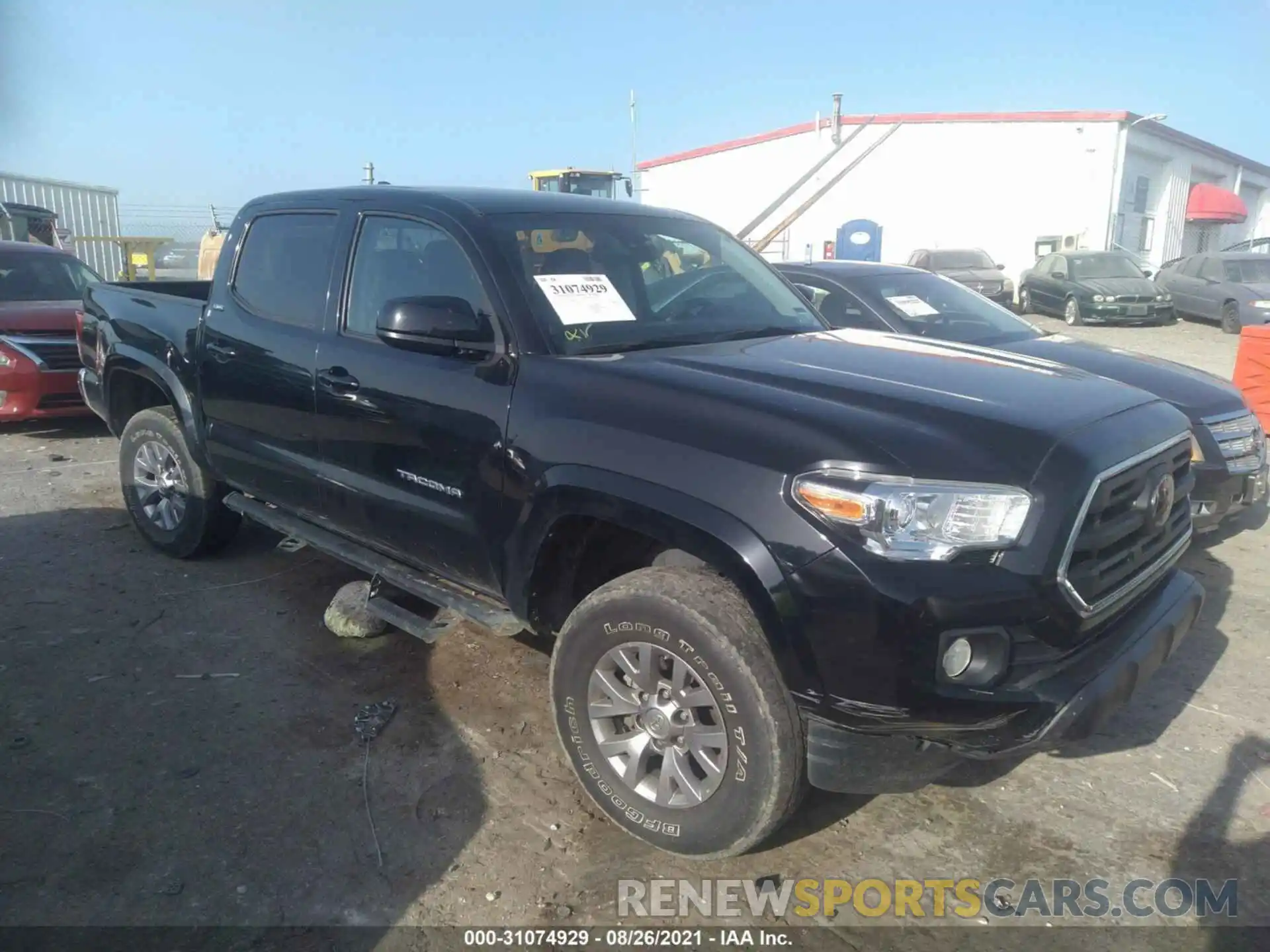 1 Photograph of a damaged car 3TMAZ5CN7KM082677 TOYOTA TACOMA 2WD 2019