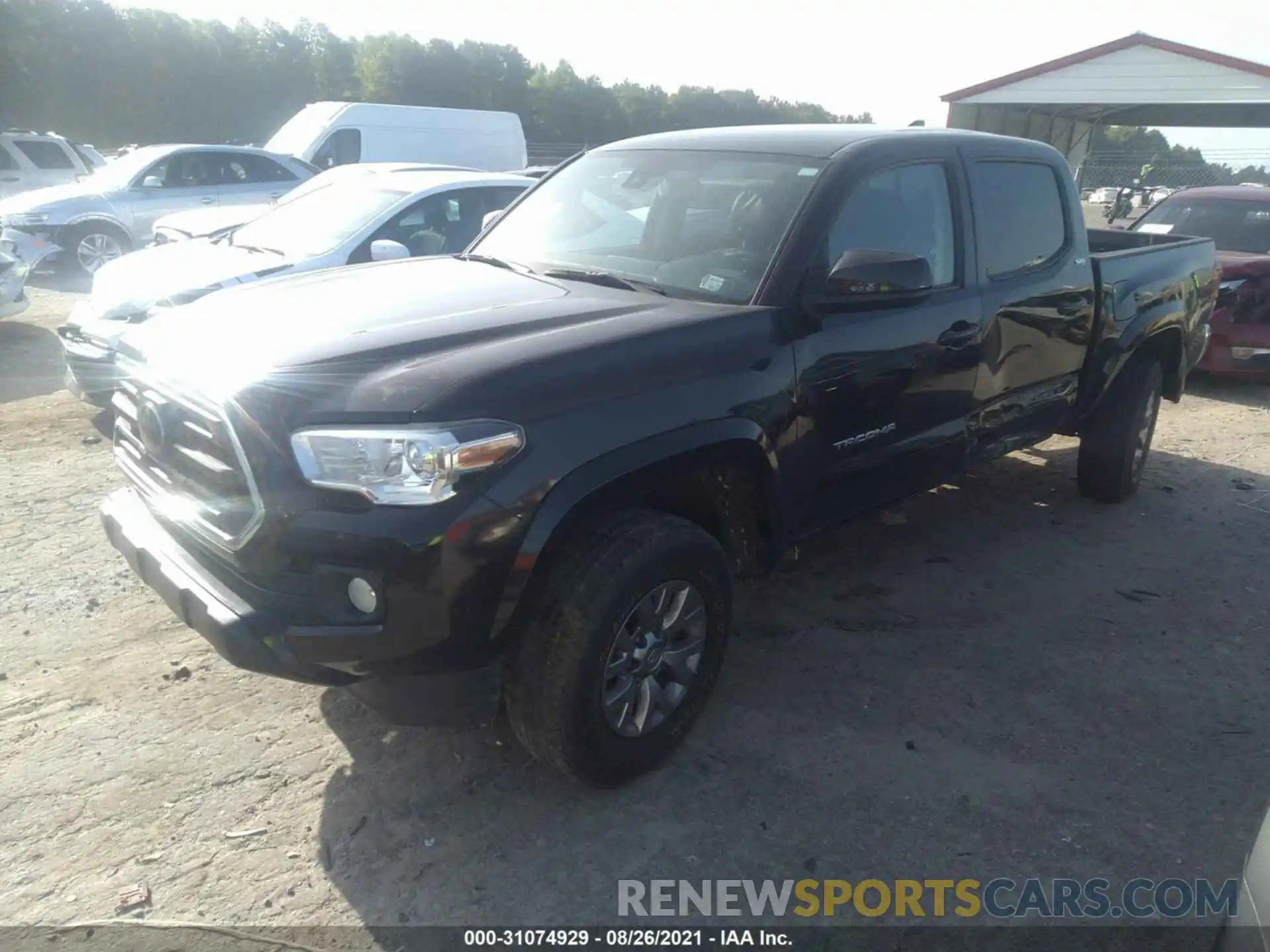 2 Photograph of a damaged car 3TMAZ5CN7KM082677 TOYOTA TACOMA 2WD 2019