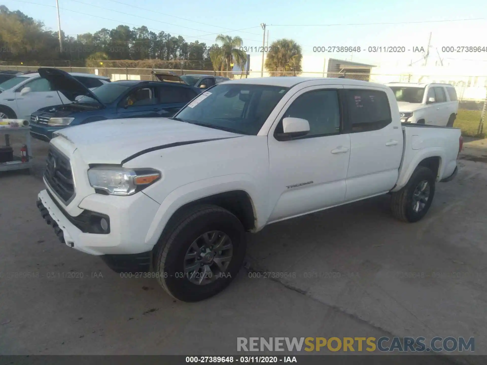 2 Photograph of a damaged car 3TMAZ5CN7KM086728 TOYOTA TACOMA 2WD 2019