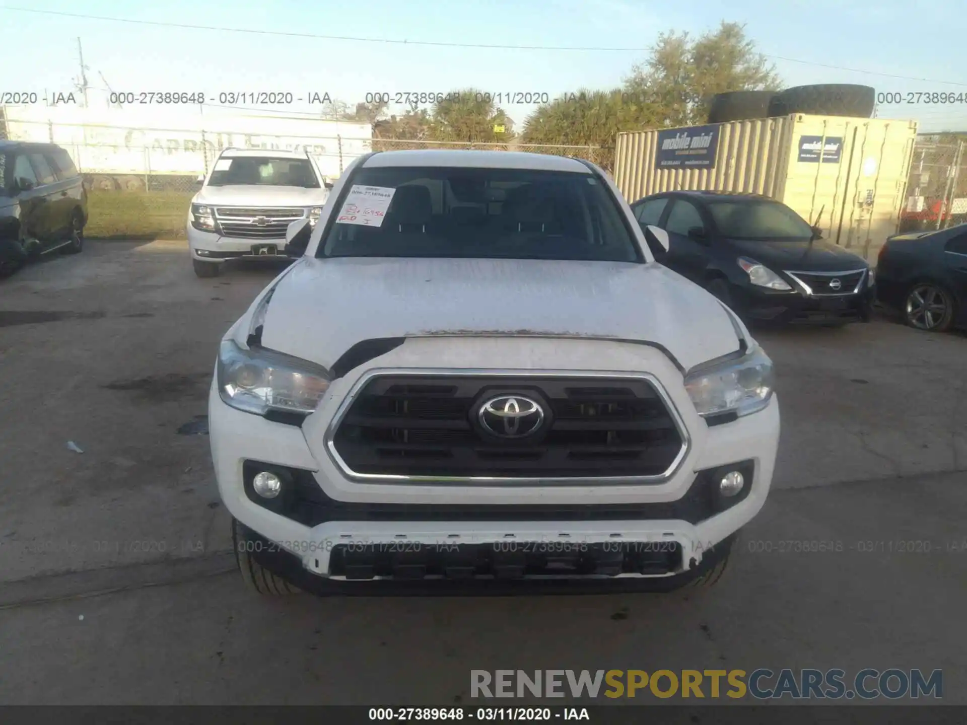 6 Photograph of a damaged car 3TMAZ5CN7KM086728 TOYOTA TACOMA 2WD 2019