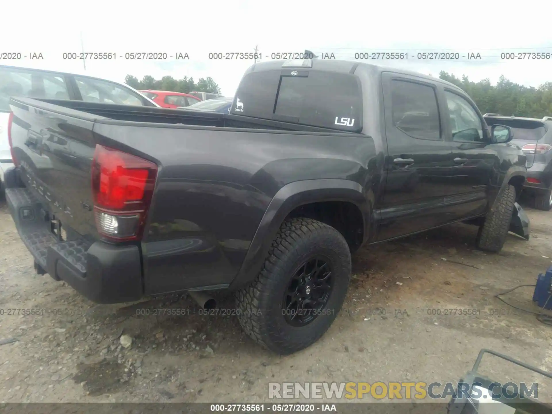 4 Photograph of a damaged car 3TMAZ5CN7KM087443 TOYOTA TACOMA 2WD 2019