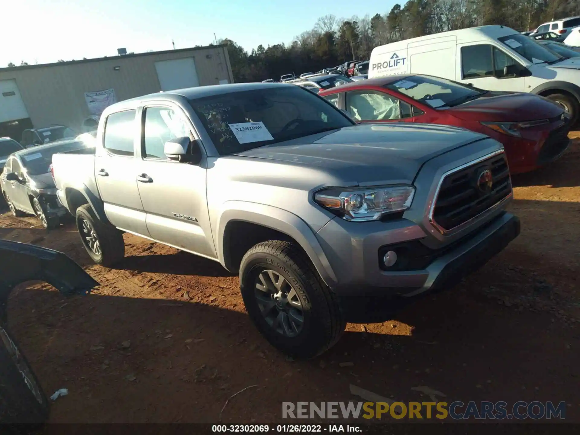 1 Photograph of a damaged car 3TMAZ5CN7KM089242 TOYOTA TACOMA 2WD 2019