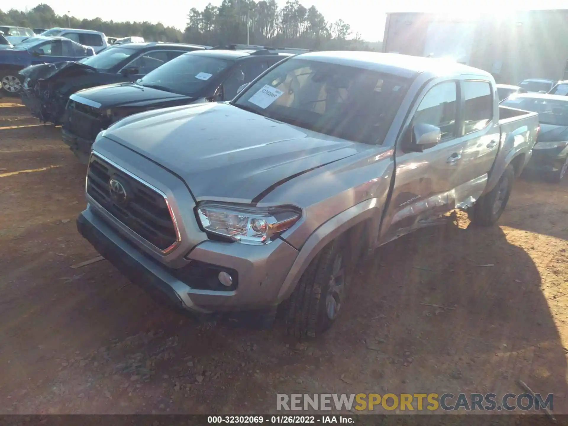 2 Photograph of a damaged car 3TMAZ5CN7KM089242 TOYOTA TACOMA 2WD 2019