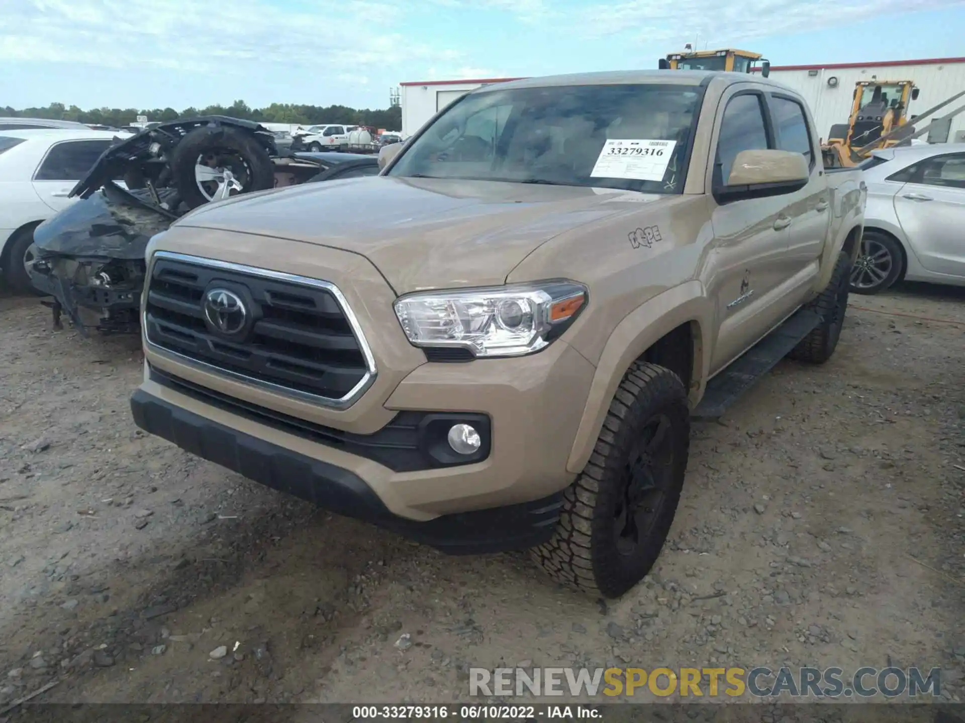 2 Photograph of a damaged car 3TMAZ5CN7KM089970 TOYOTA TACOMA 2WD 2019