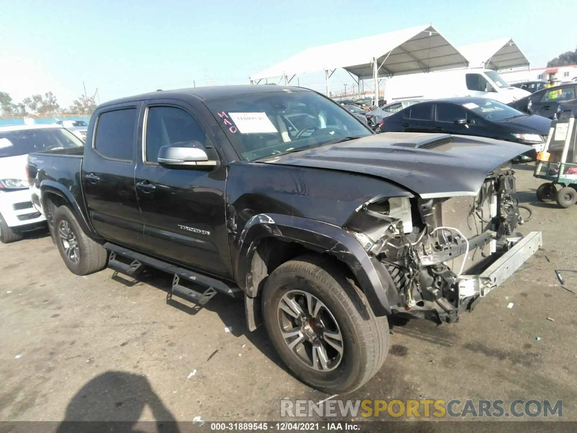 1 Photograph of a damaged car 3TMAZ5CN7KM090813 TOYOTA TACOMA 2WD 2019