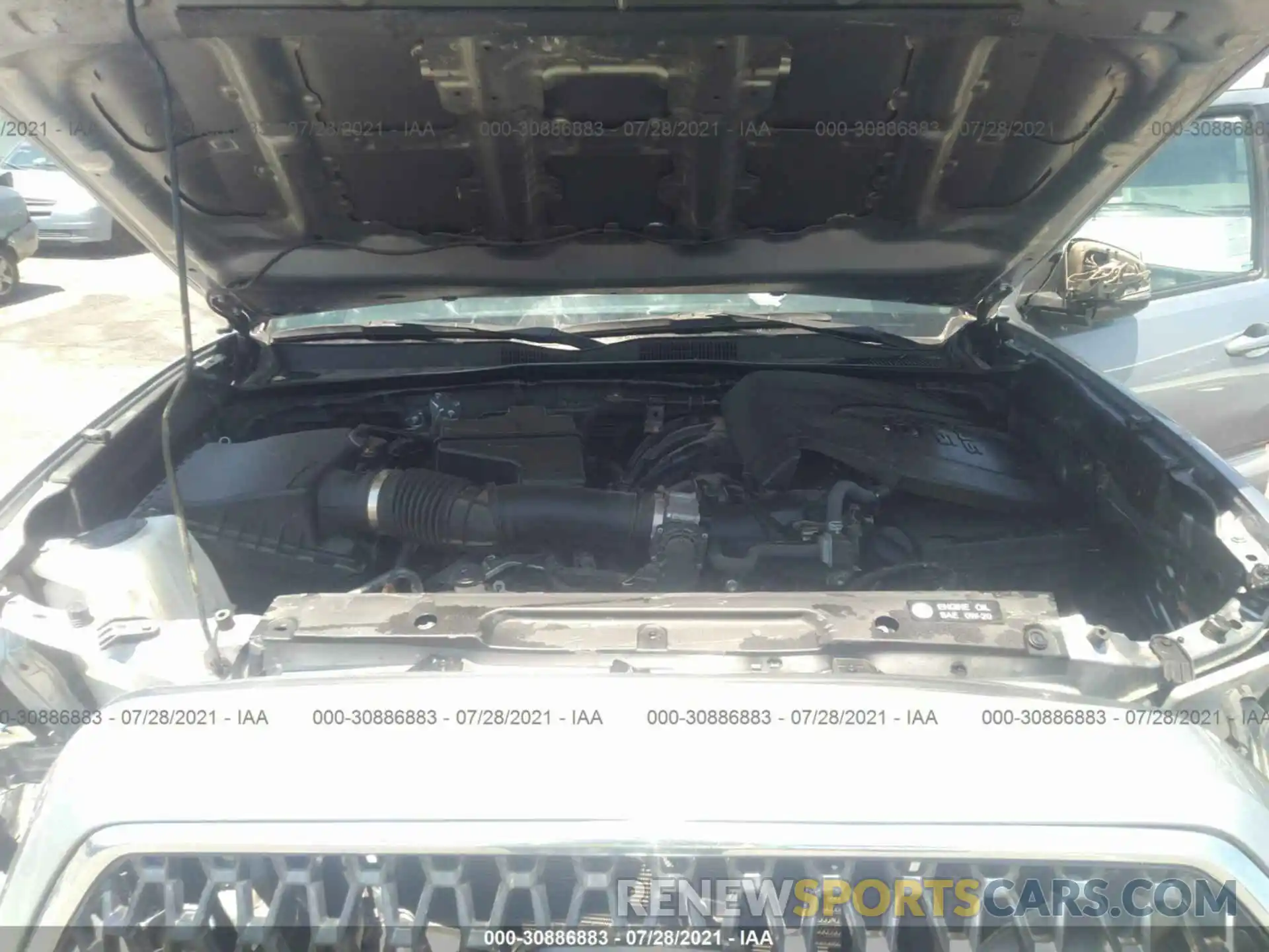 10 Photograph of a damaged car 3TMAZ5CN7KM091282 TOYOTA TACOMA 2WD 2019